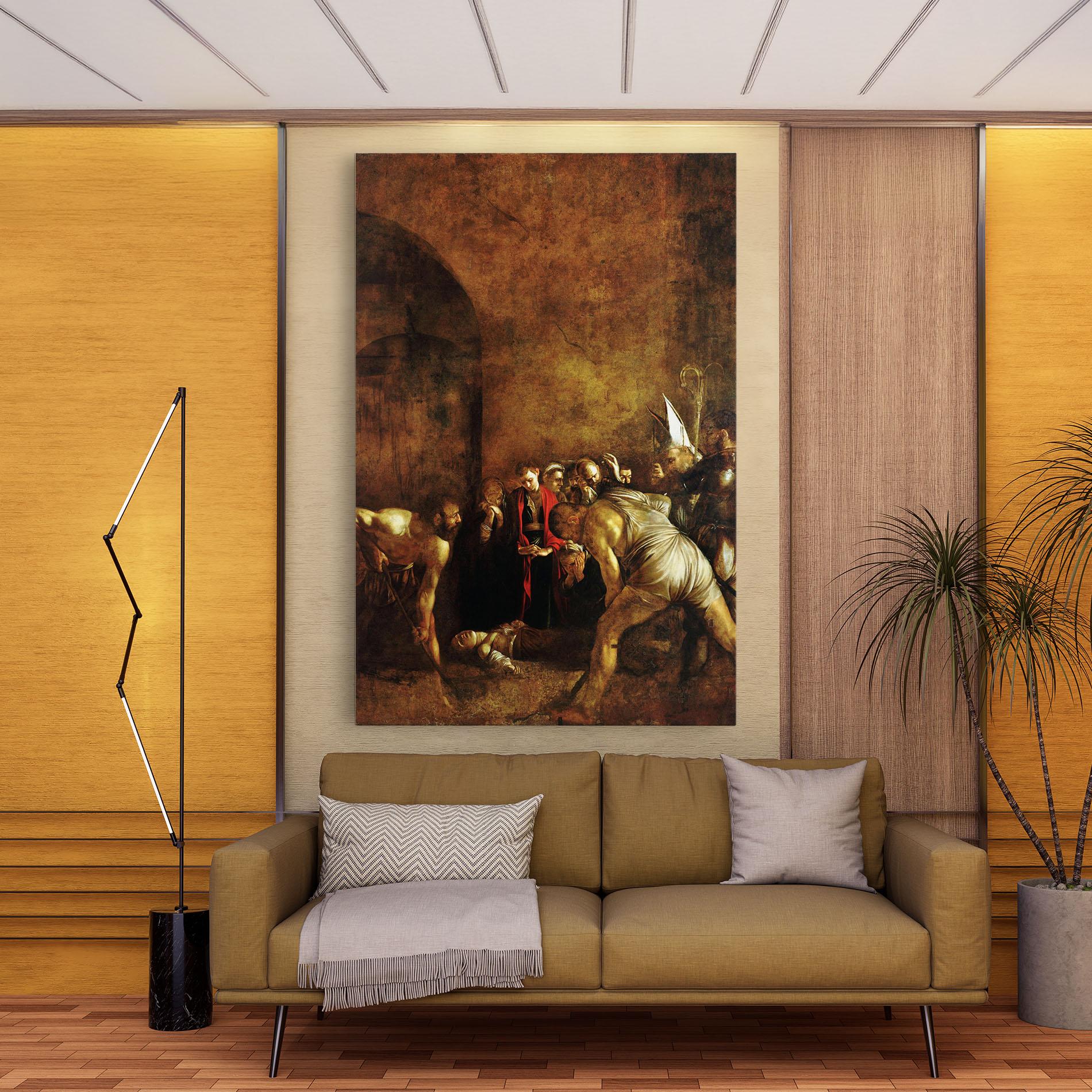 Vászonkép Burial Of Saint Lucy mockup 9