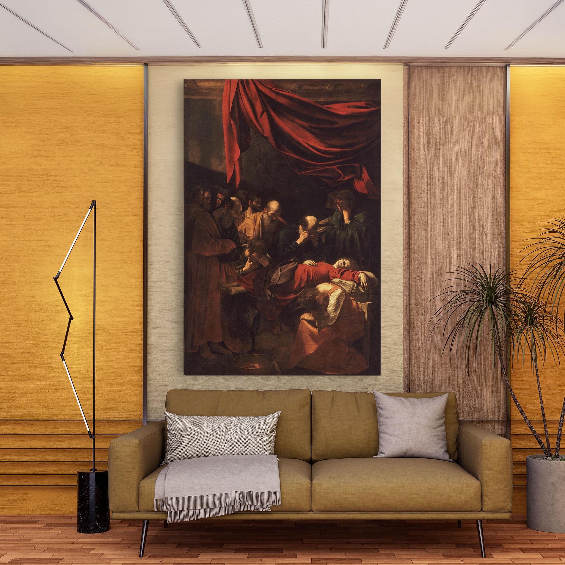 Vászonkép Death Of The Virgin mockup 9