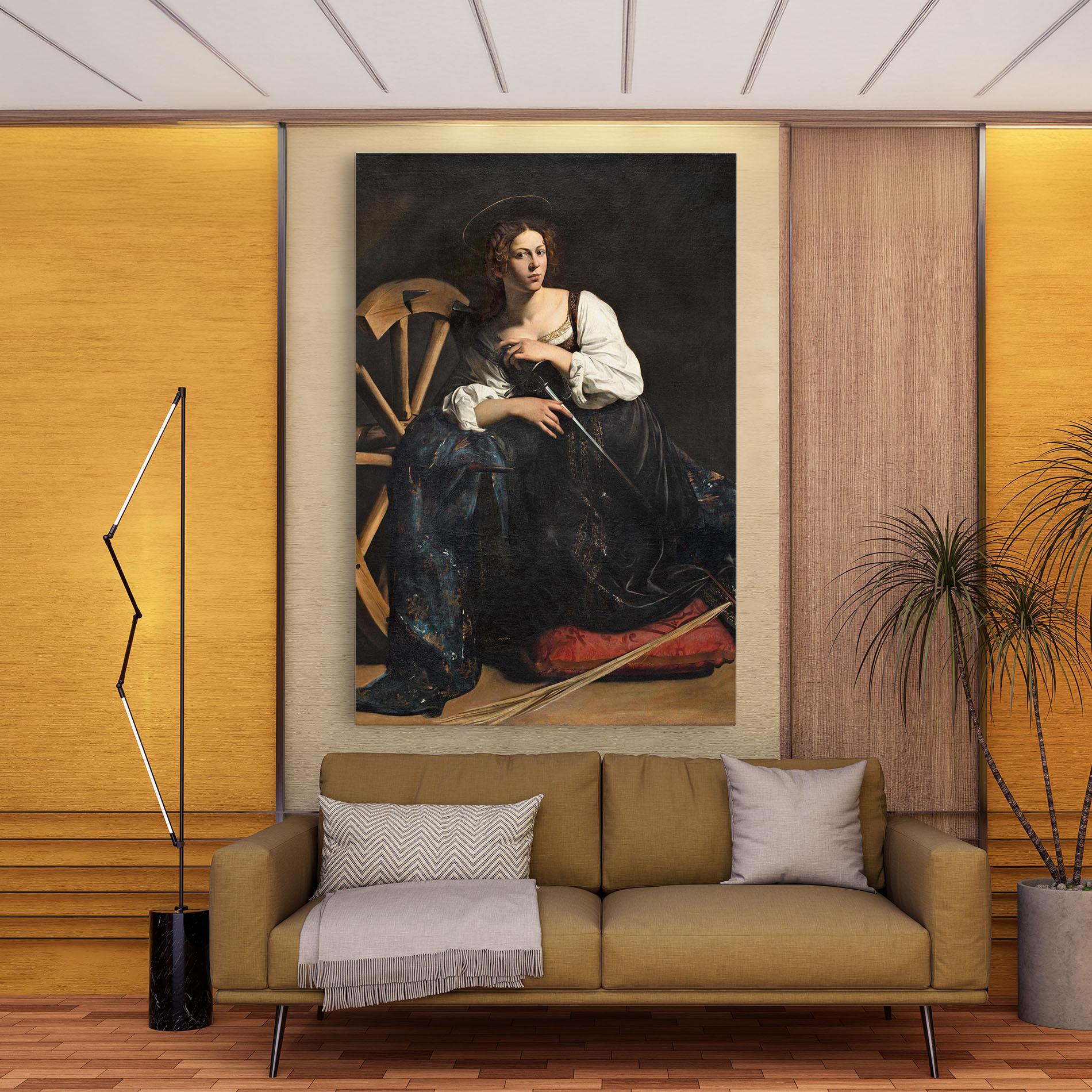 Vászonkép Saint Catherine Of Alexandria mockup 9