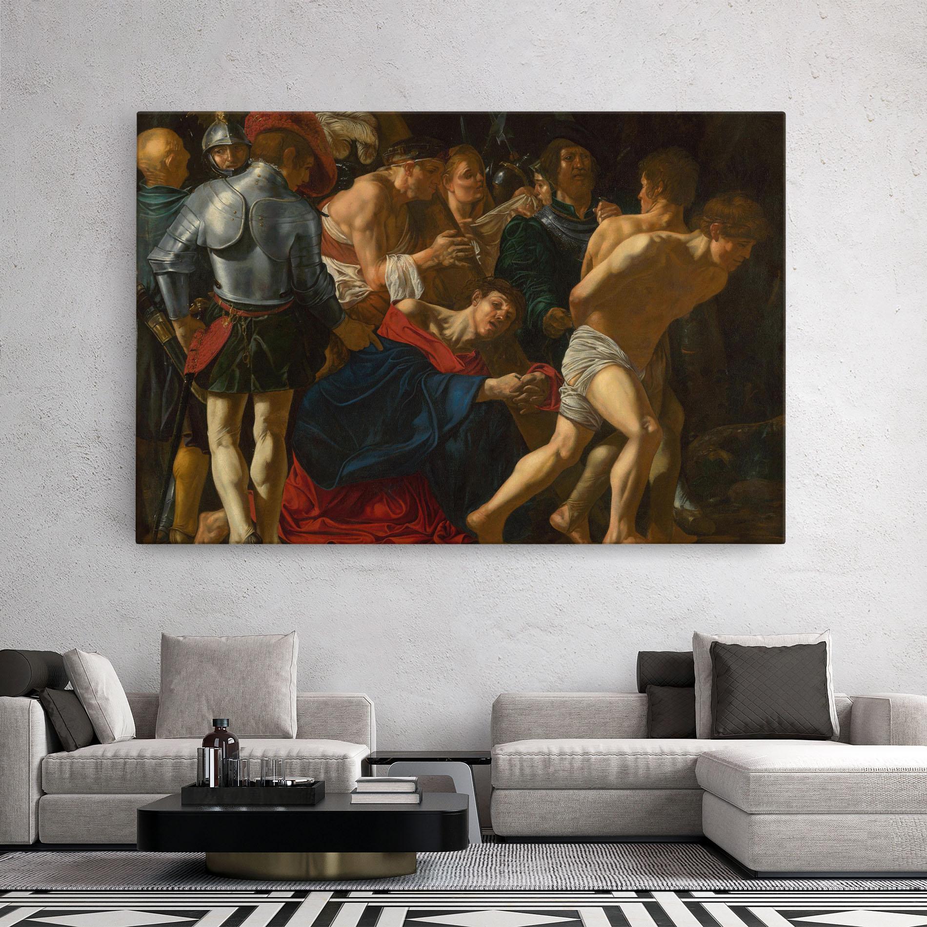 Vászonkép Fall Of Christ Calvary mockup 2