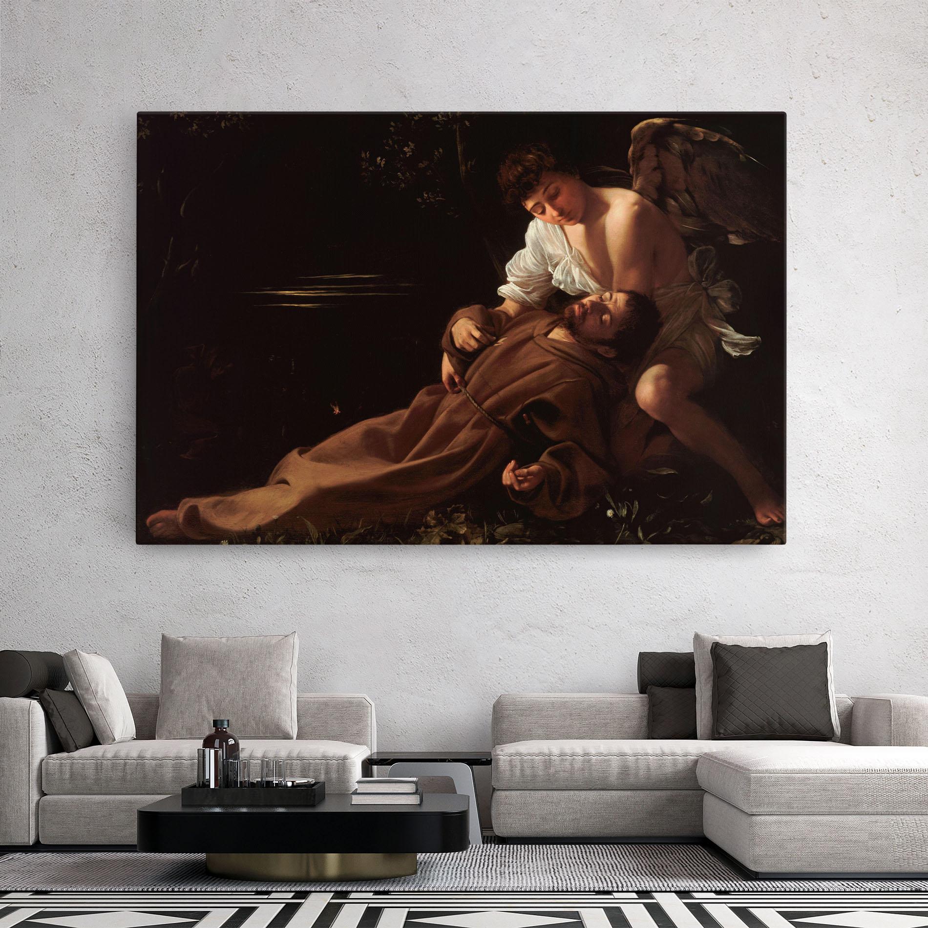 Vászonkép Francis Of Assisi In Ecstasy mockup 2