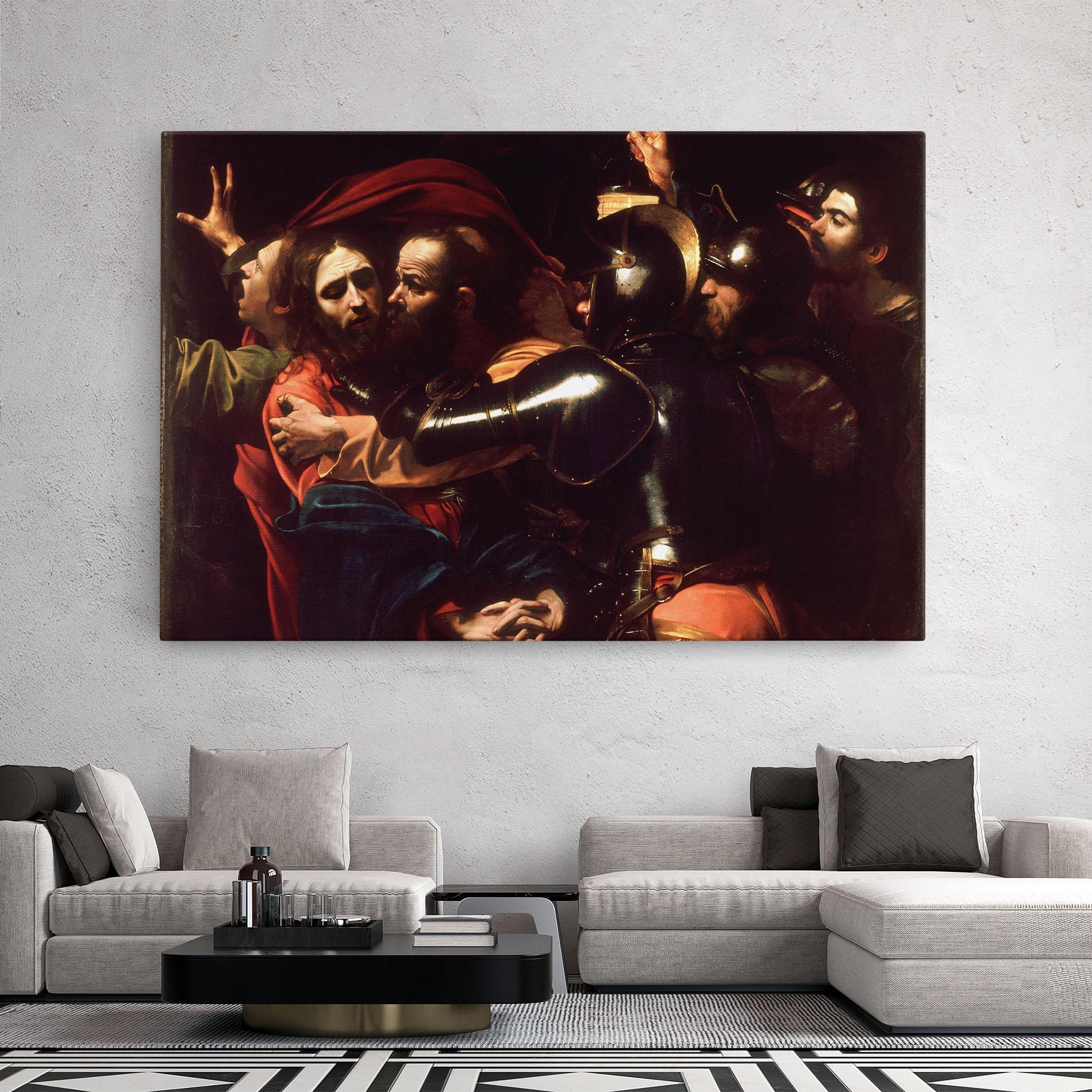 Vászonkép The Taking Of Christ mockup 2