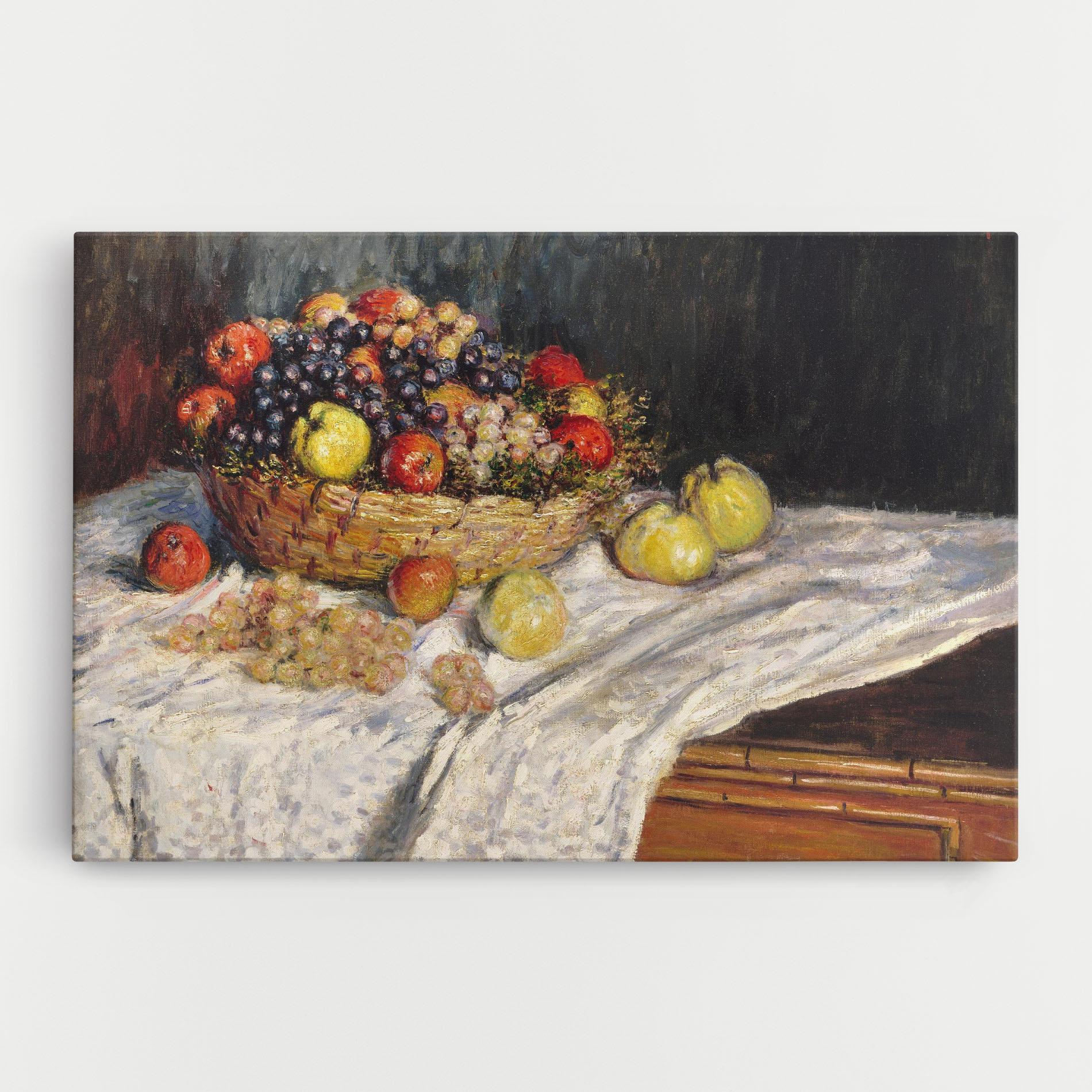 Vászonkép Apples And Grapes mockup 0