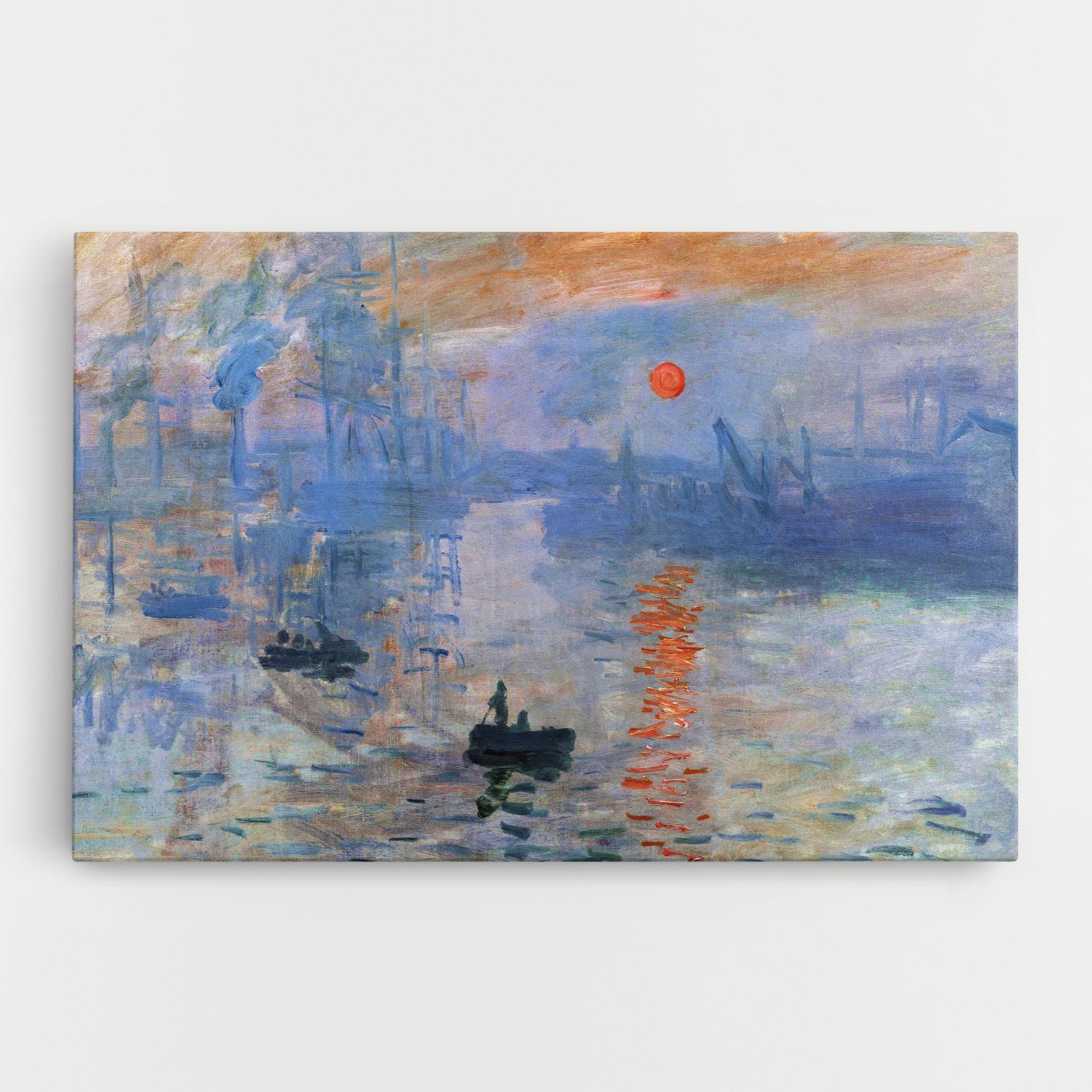 Vászonkép Monet Impressionist mockup 0