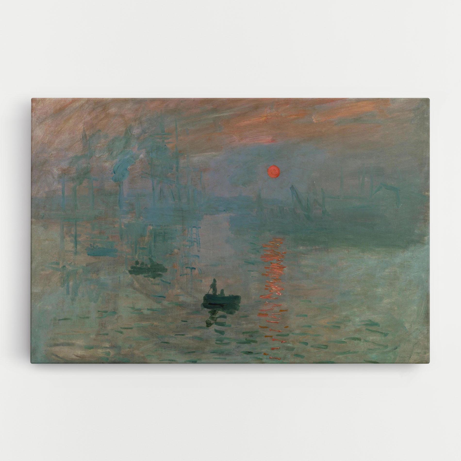 Vászonkép Monet Sunrise mockup 0