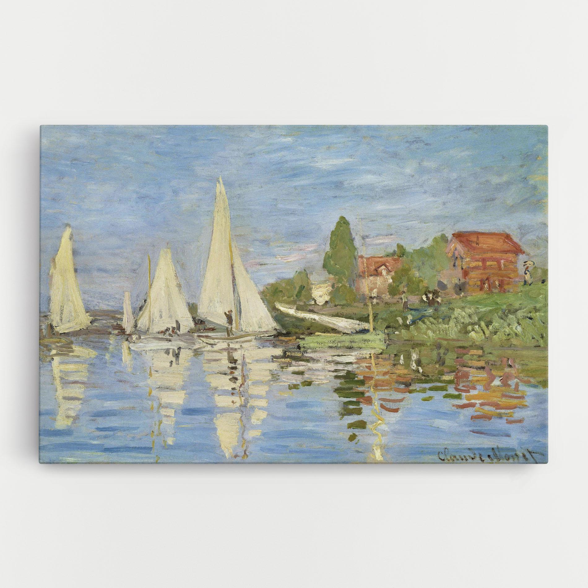 Vászonkép Regattas At Argenteuil mockup 0