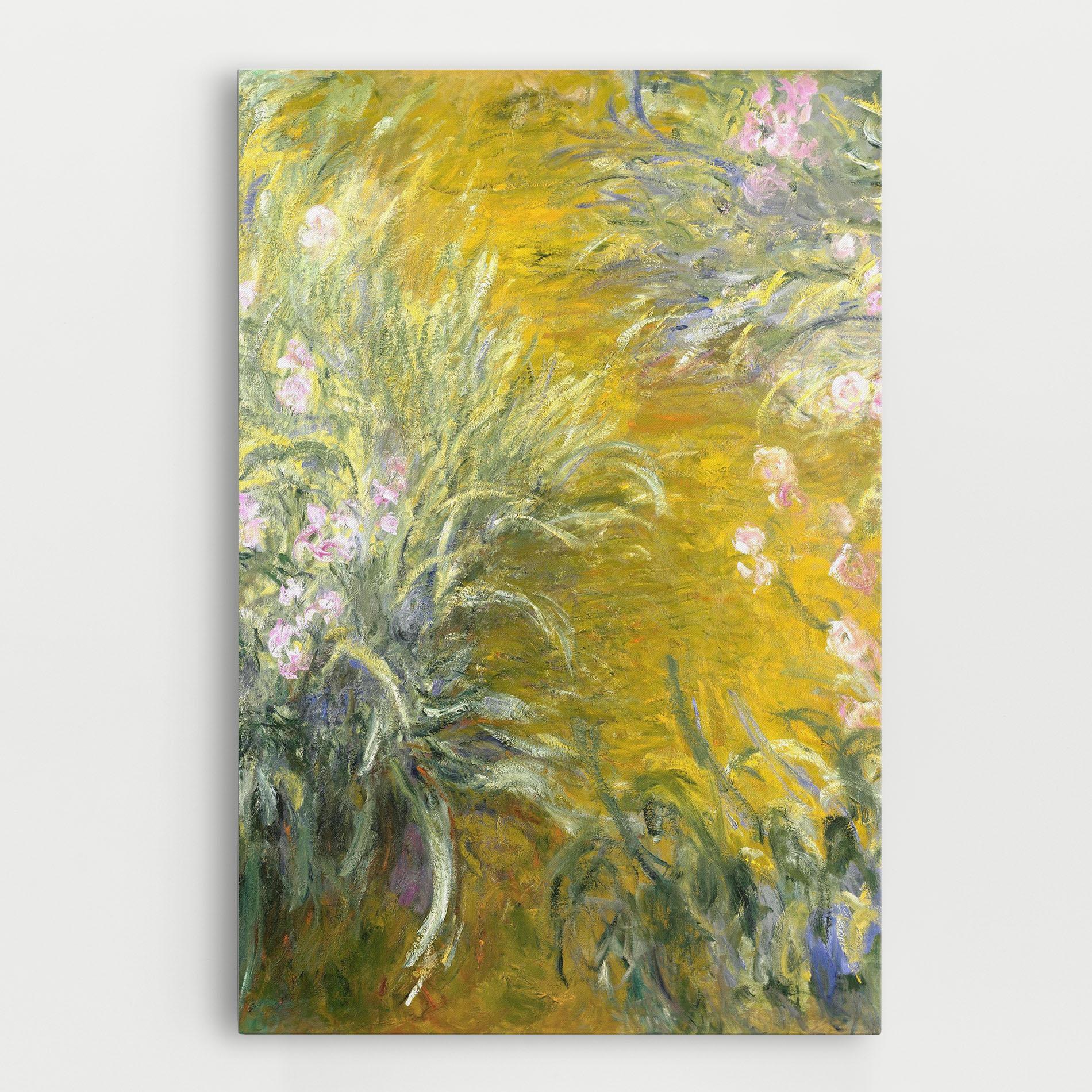 Vászonkép Path Through The Irises mockup 0