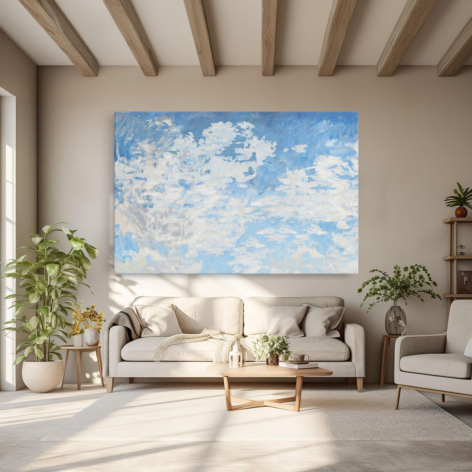 Vászonkép Clouds Monet mockup 6