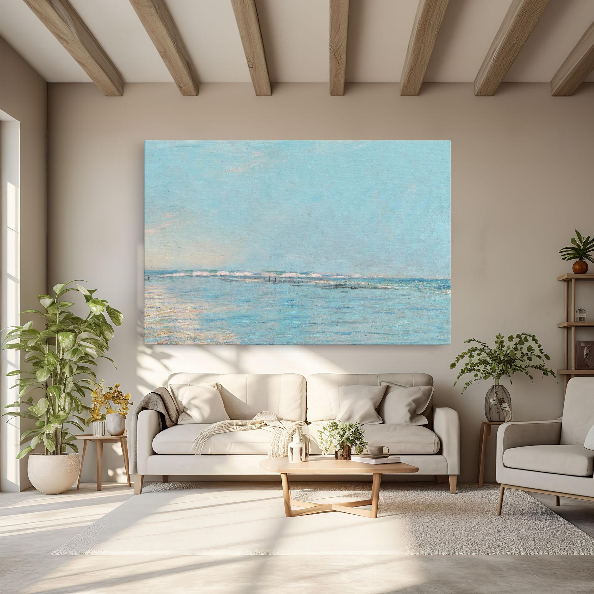 Vászonkép Monet's Beach mockup 6