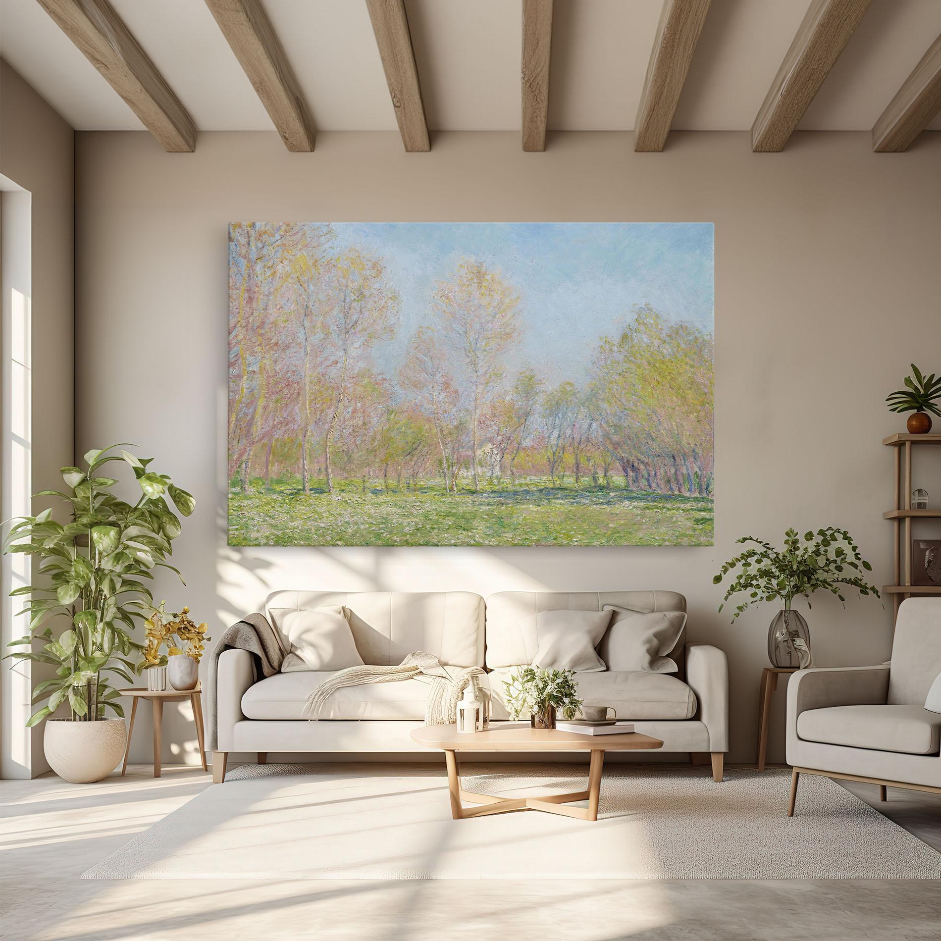 Vászonkép Spring In Giverny mockup 6