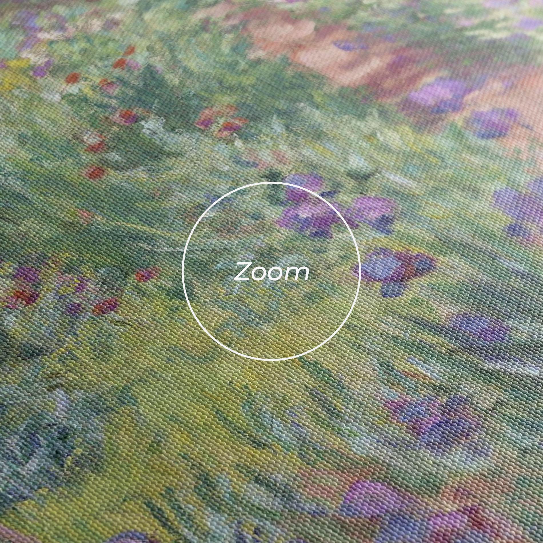 Vászonkép Garden In Giverny Monet mockup 3