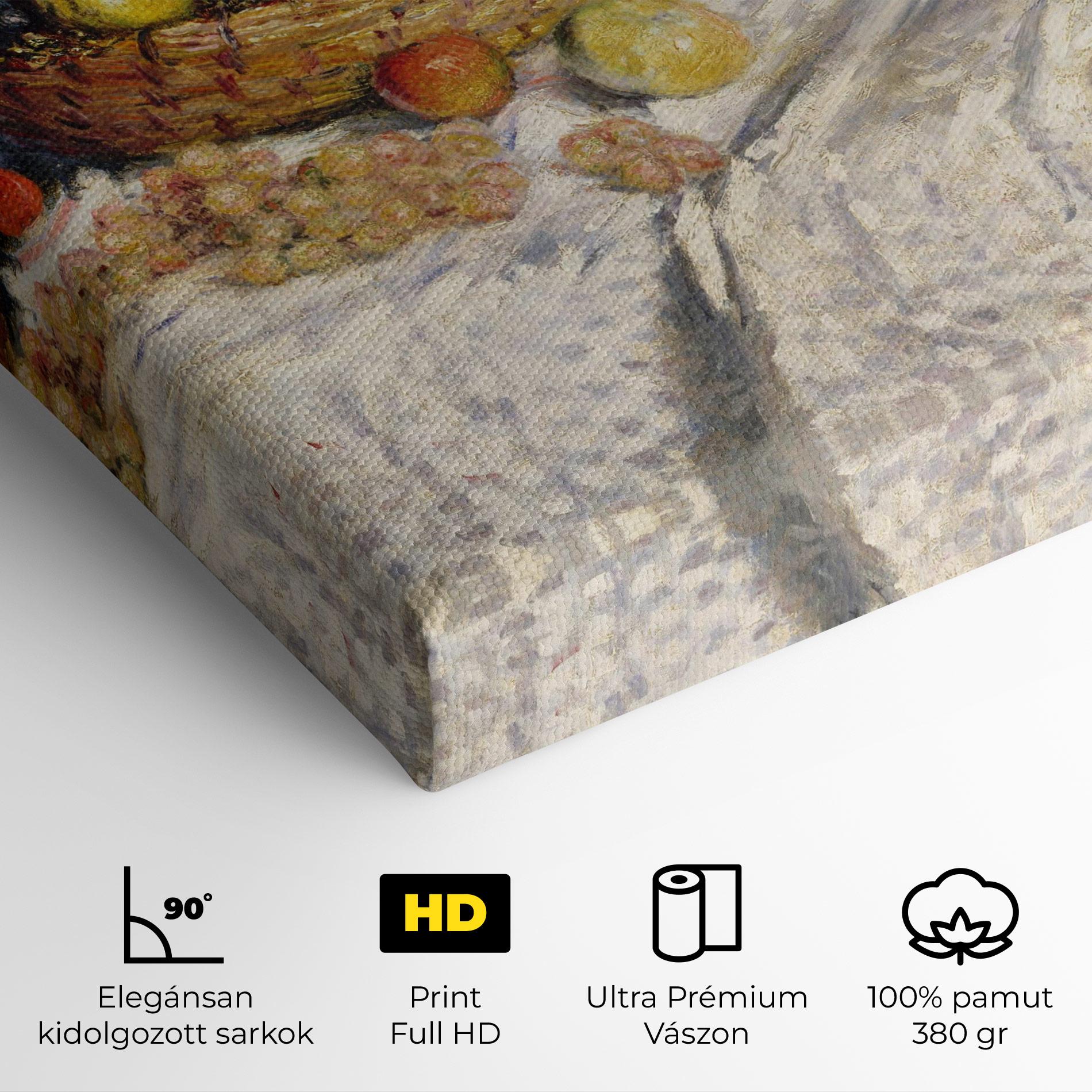 Vászonkép Apples And Grapes mockup 4