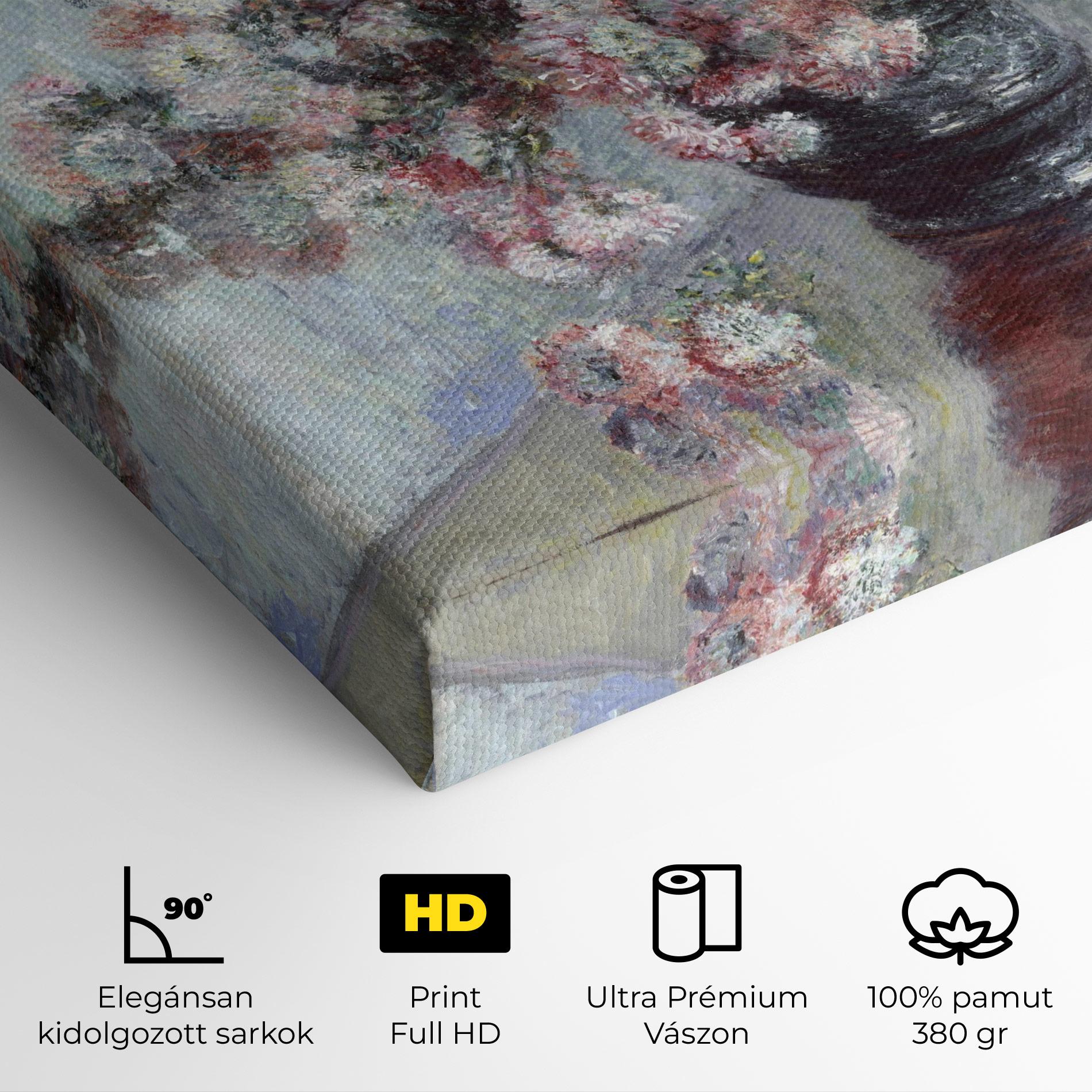 Vászonkép Chrysanthemums mockup 4