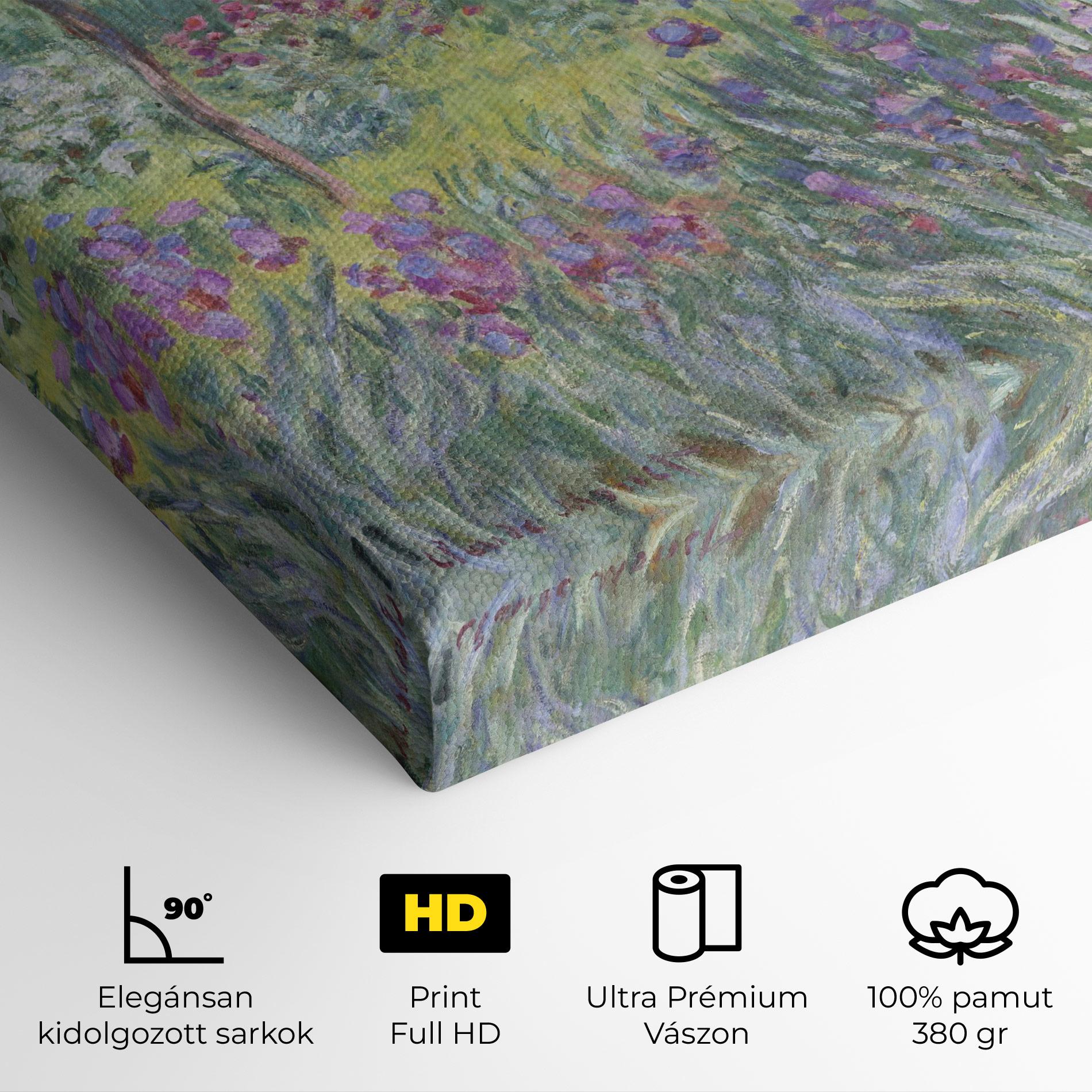 Vászonkép Garden In Giverny Monet mockup 4