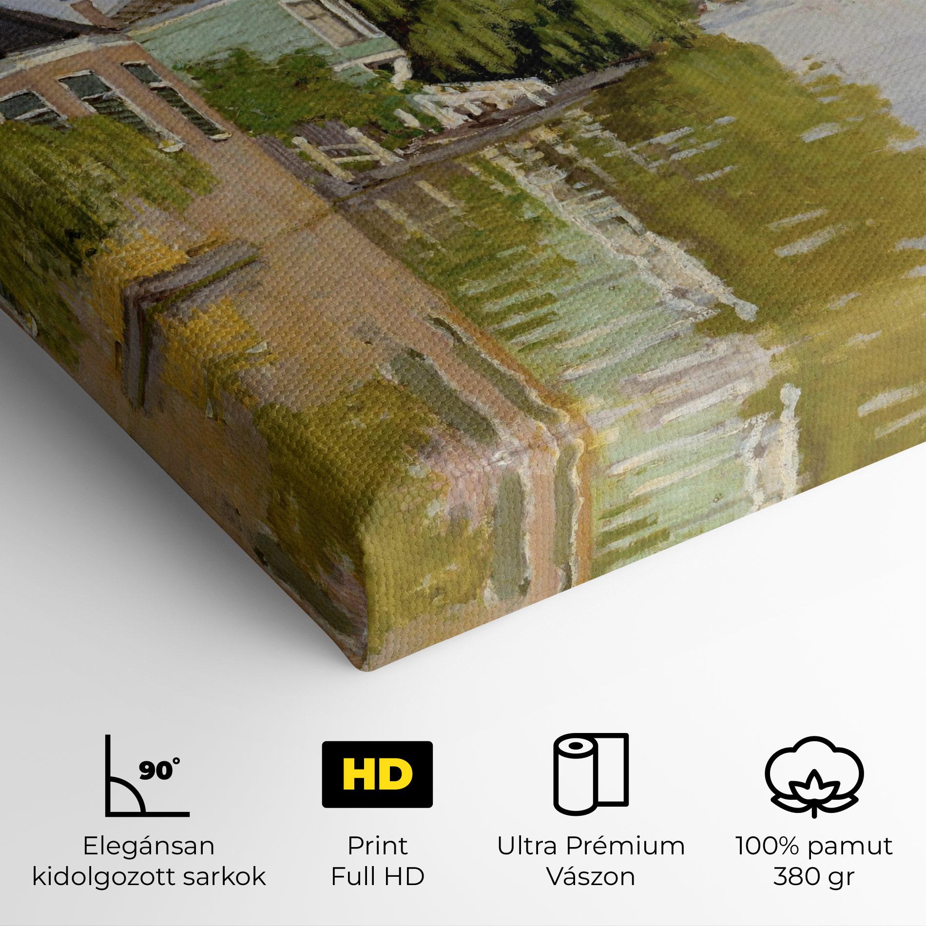 Vászonkép Houses On The Achterzaan mockup 4