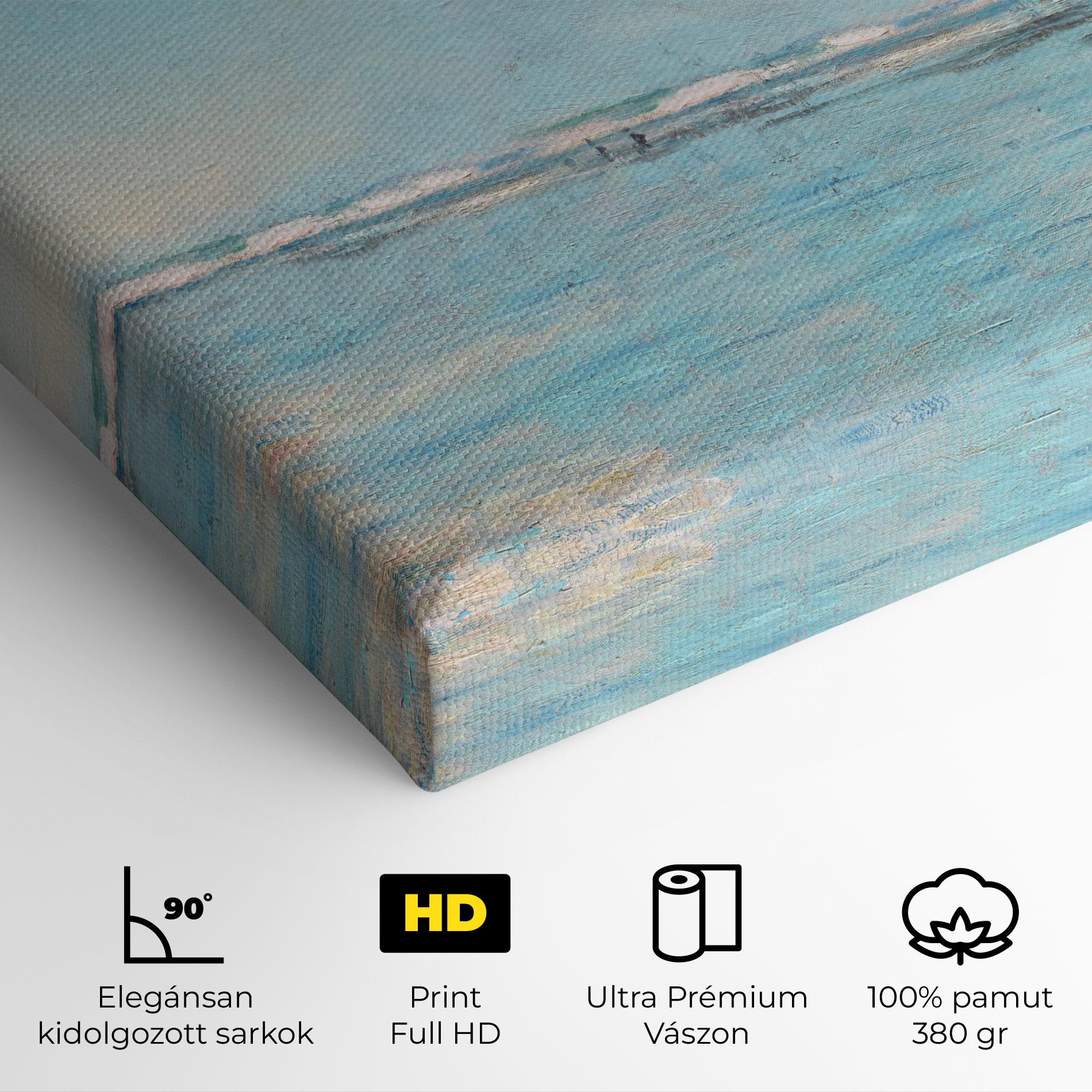 Vászonkép Monet's Beach mockup 4