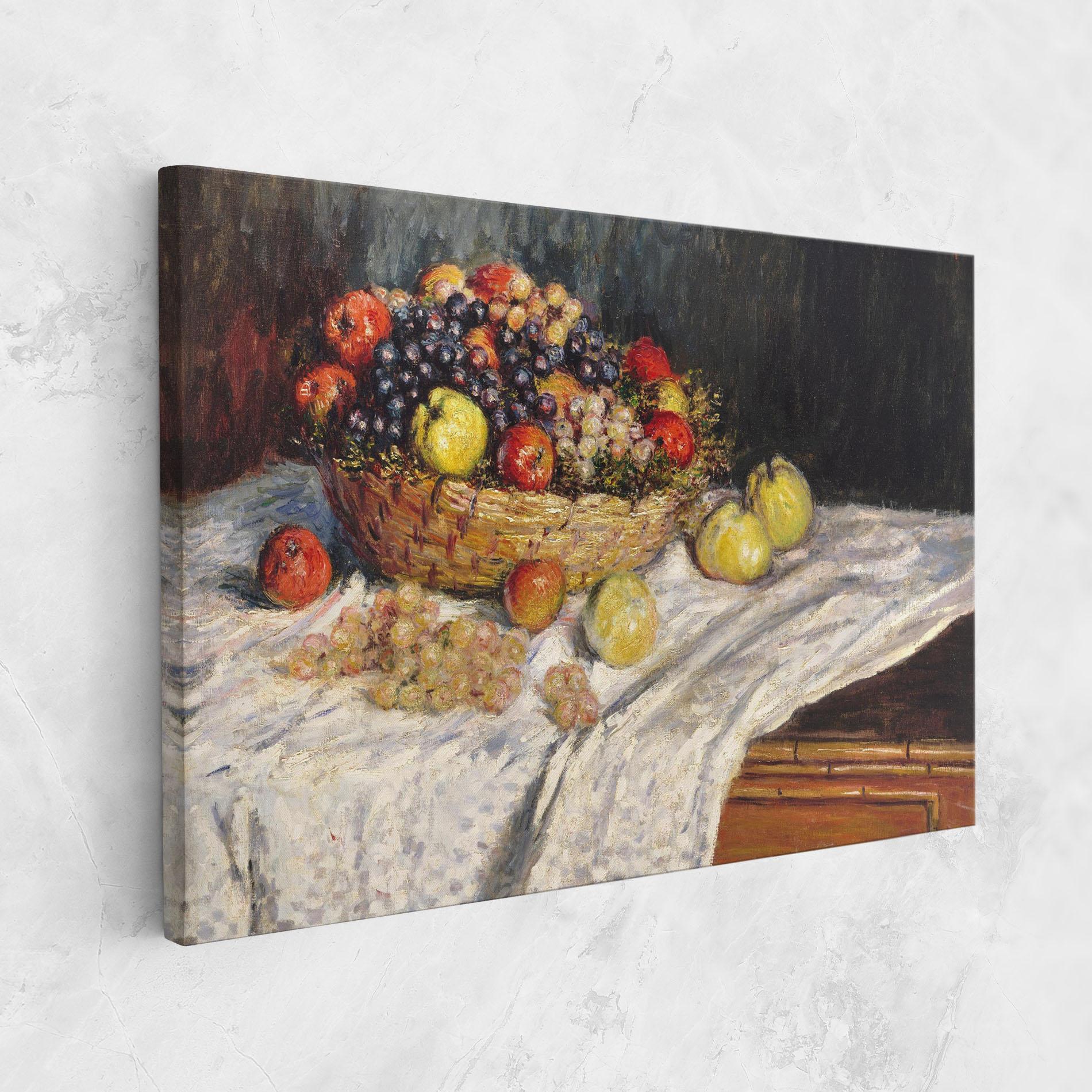 Vászonkép Apples And Grapes mockup 1