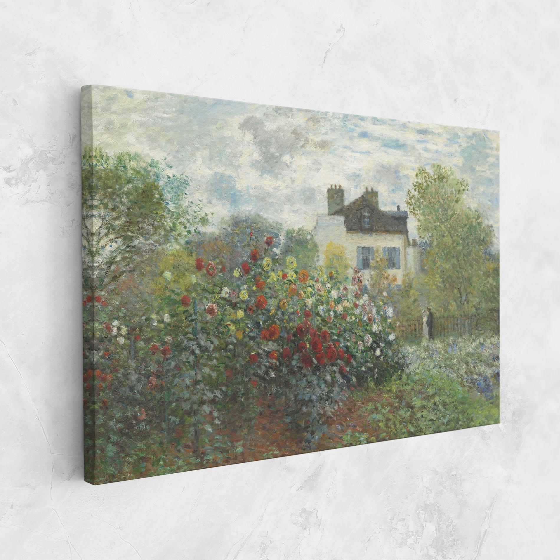 Vászonkép Garden In Argenteuilt mockup 1