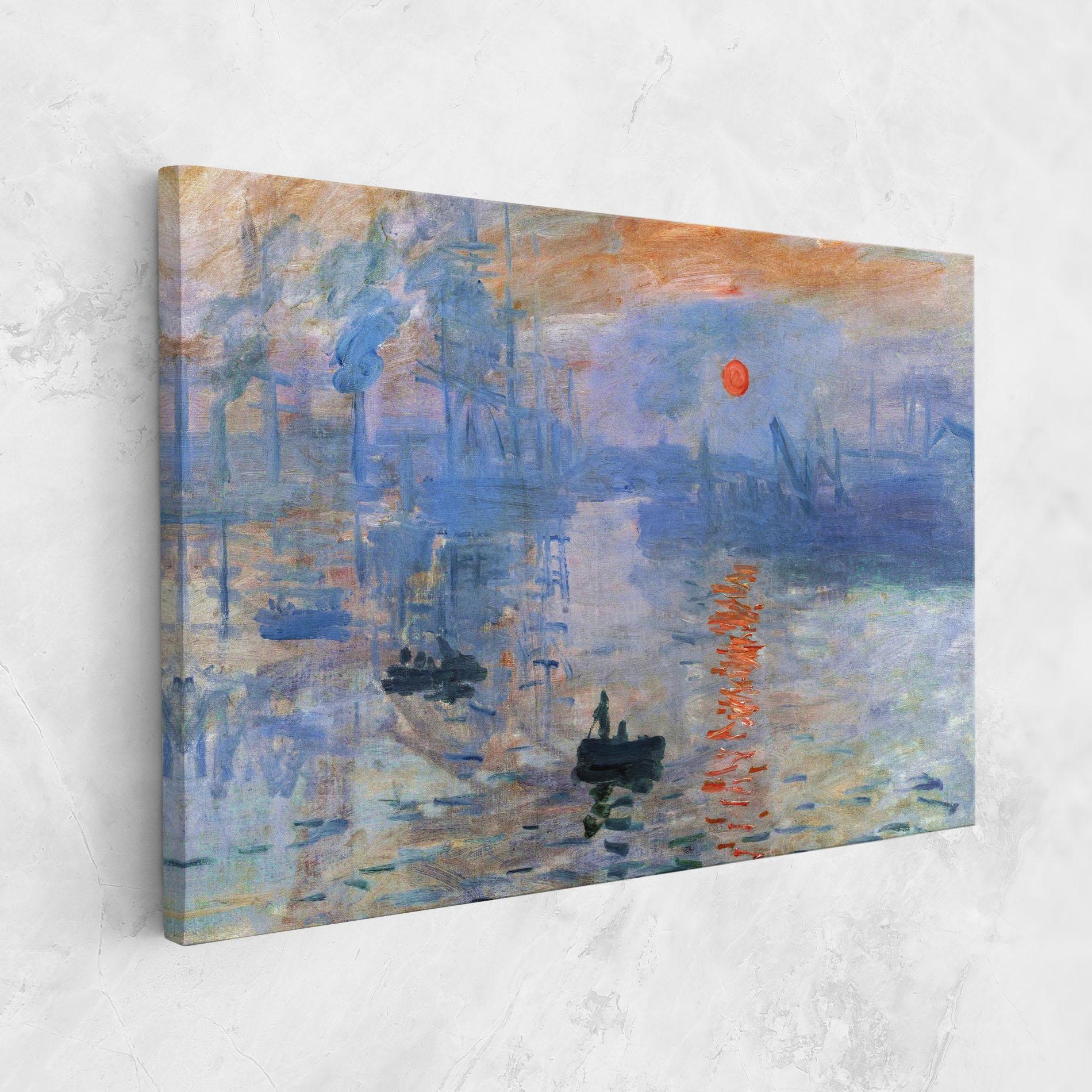 Vászonkép Monet Impressionist mockup 1