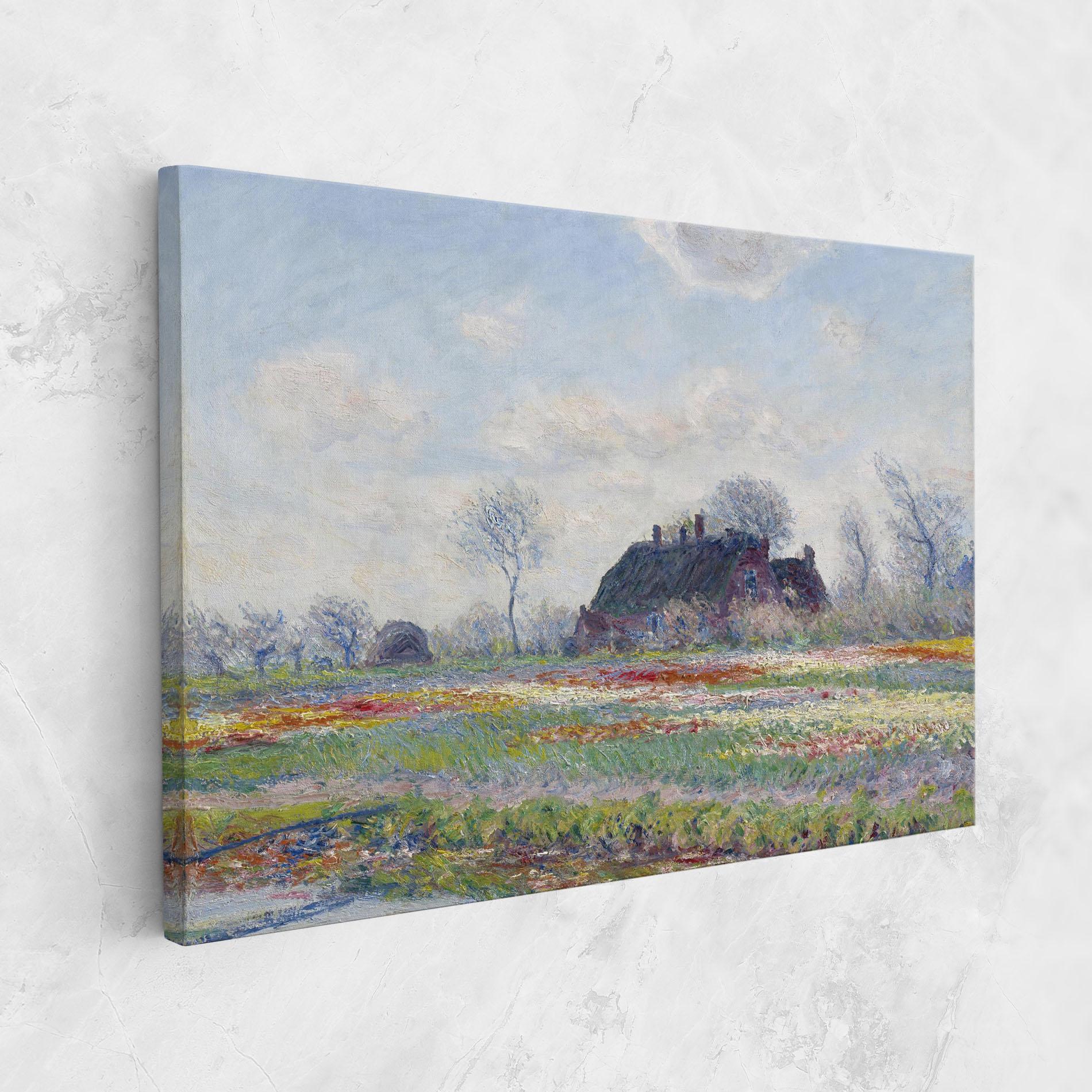 Vászonkép Tulip Fields At Sassenheim mockup 1