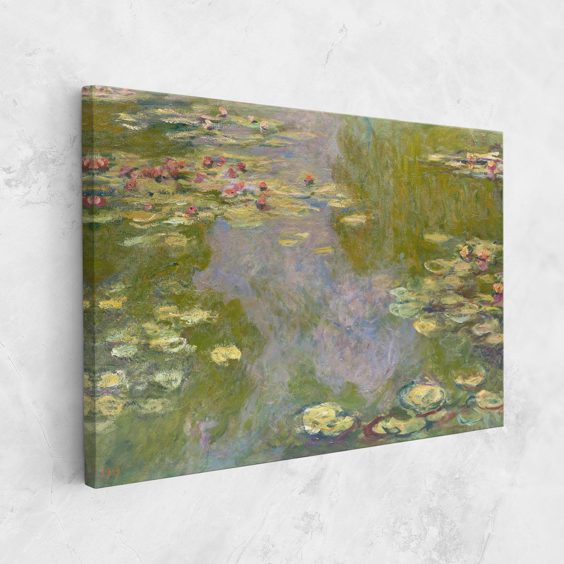 Vászonkép Water Lilies Monet mockup 1