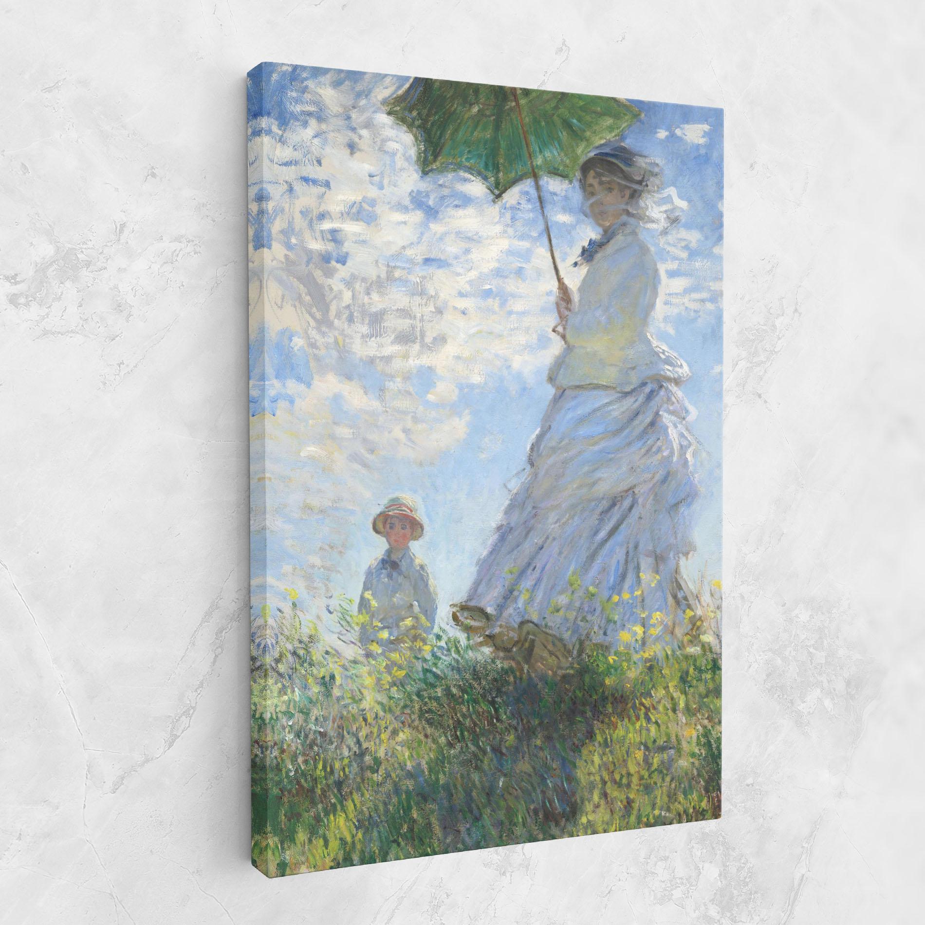 Vászonkép Parasol Painting mockup 1