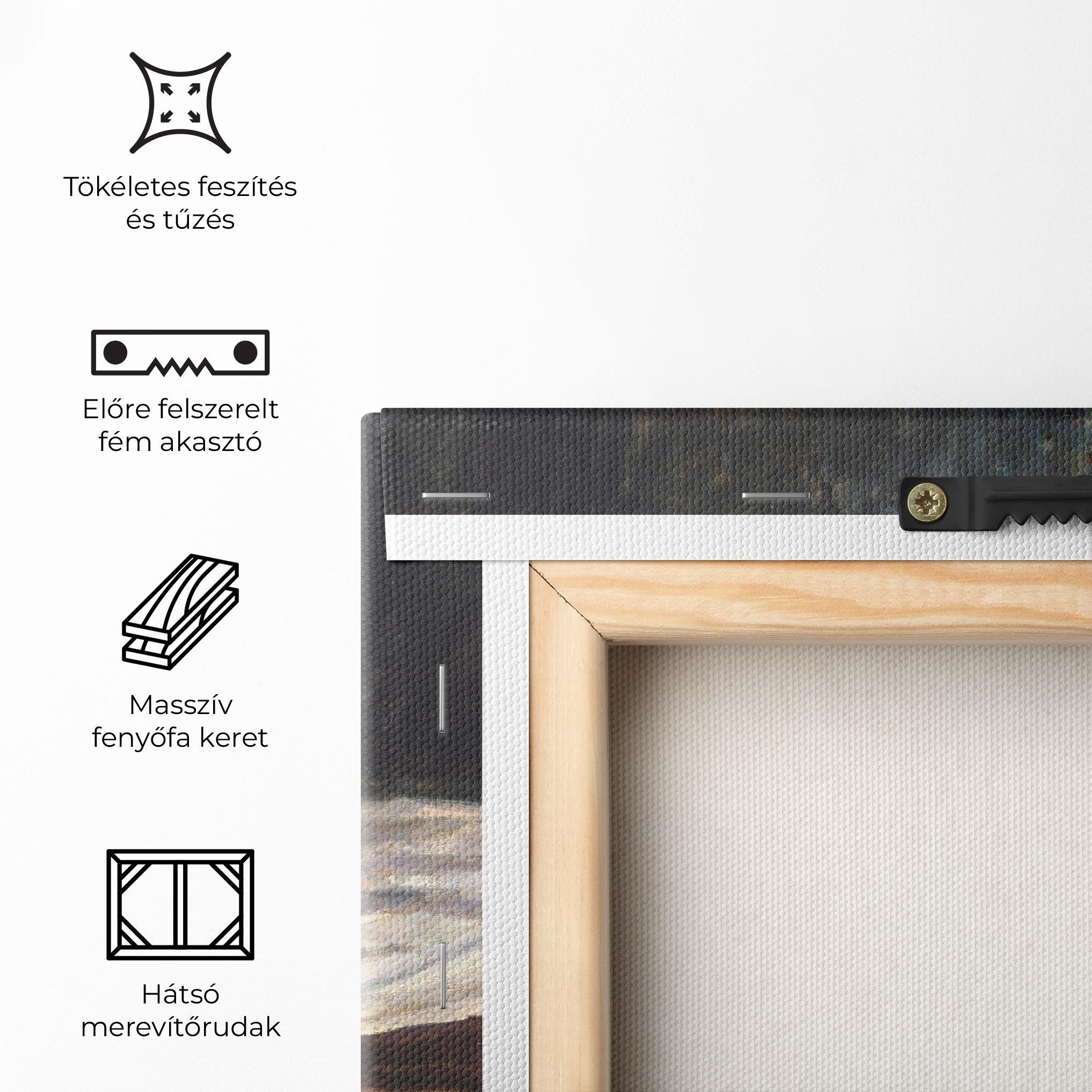 Vászonkép Apples And Grapes mockup 5