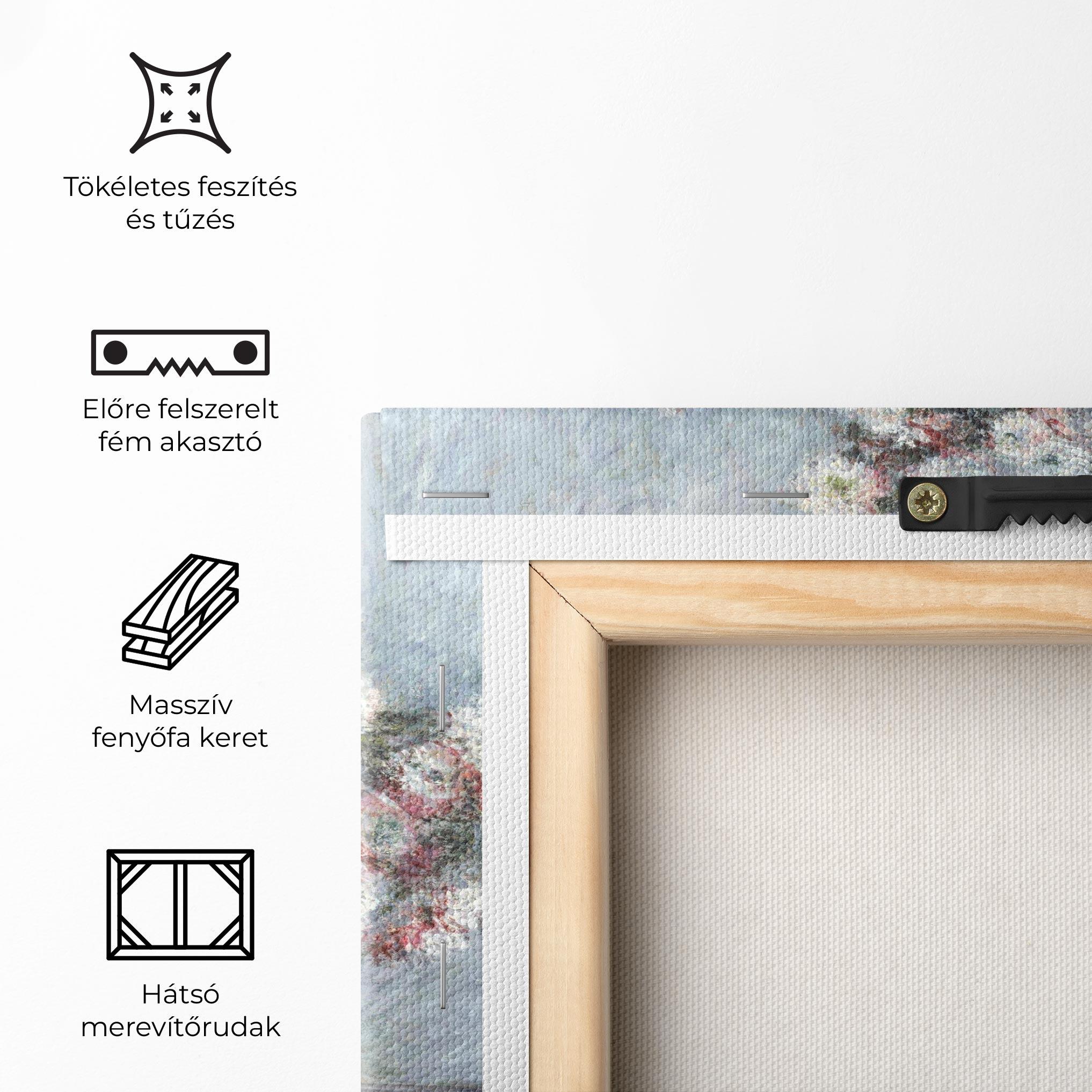 Vászonkép Chrysanthemums mockup 5