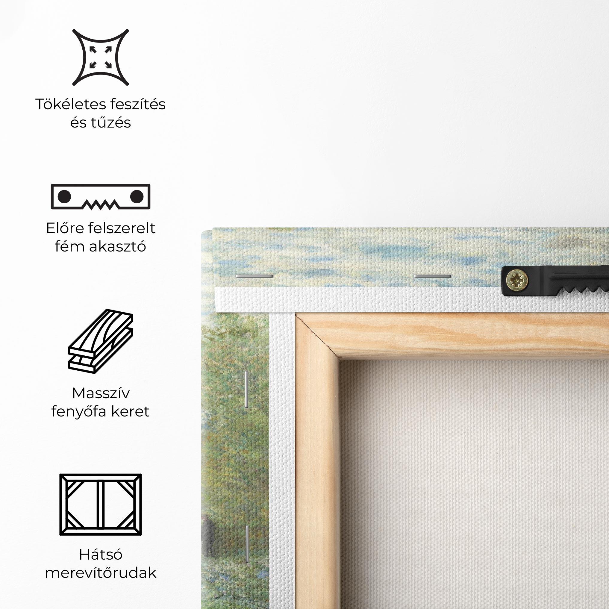 Vászonkép Garden In Argenteuilt mockup 5