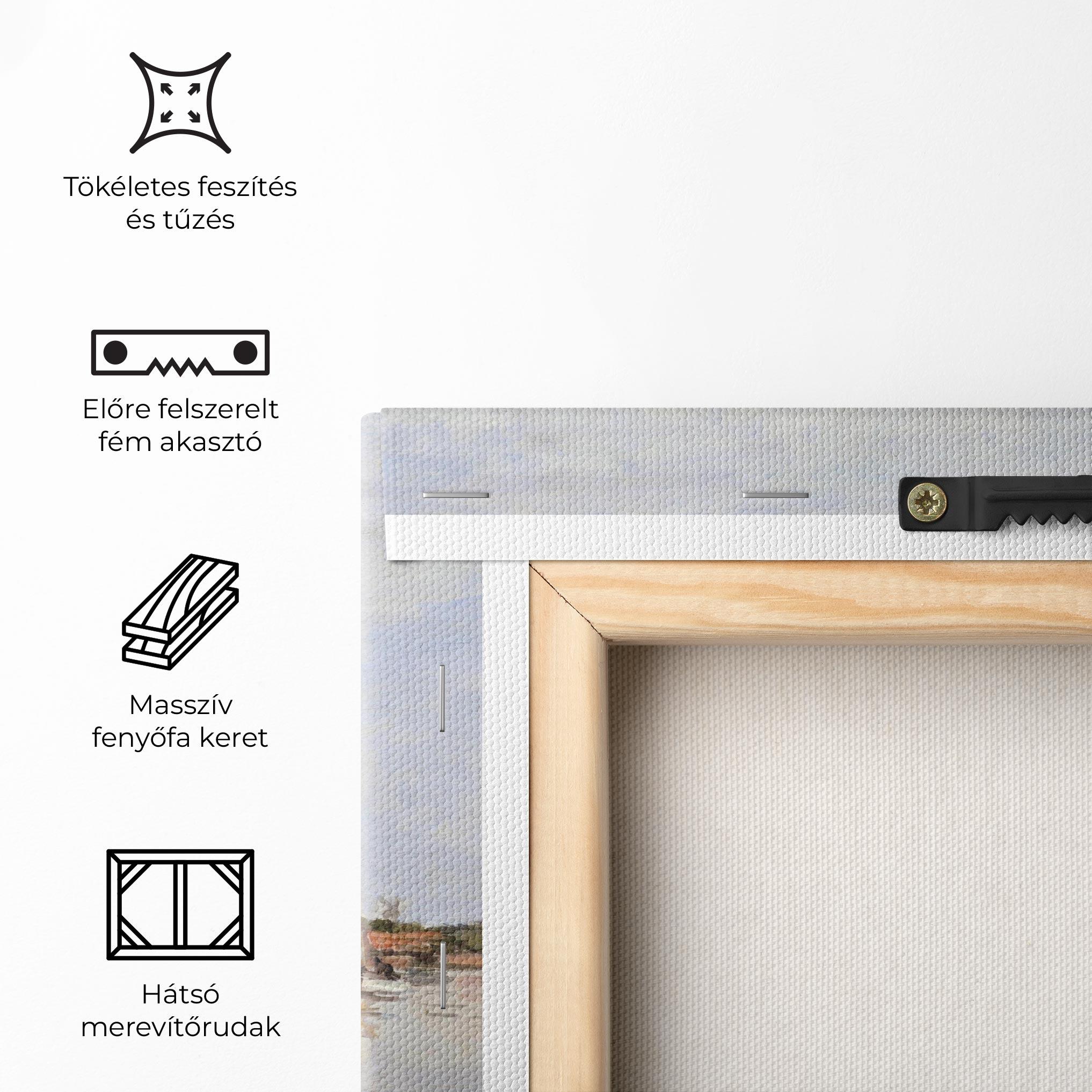 Vászonkép Houses On The Achterzaan mockup 5