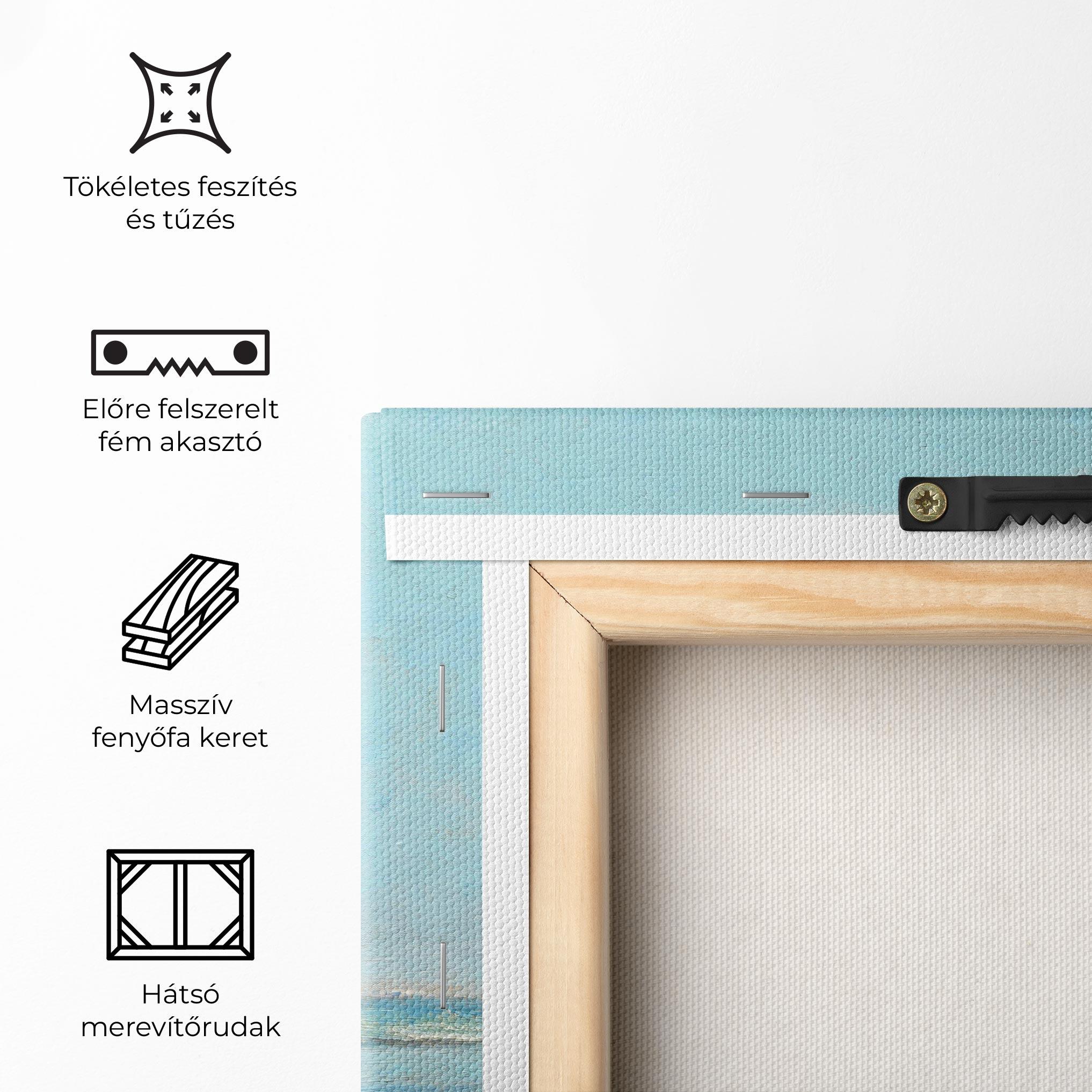 Vászonkép Monet's Beach mockup 5