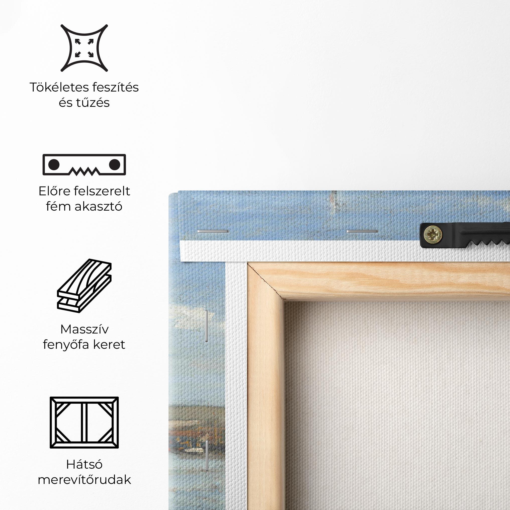 Vászonkép Ships At Rouen mockup 5