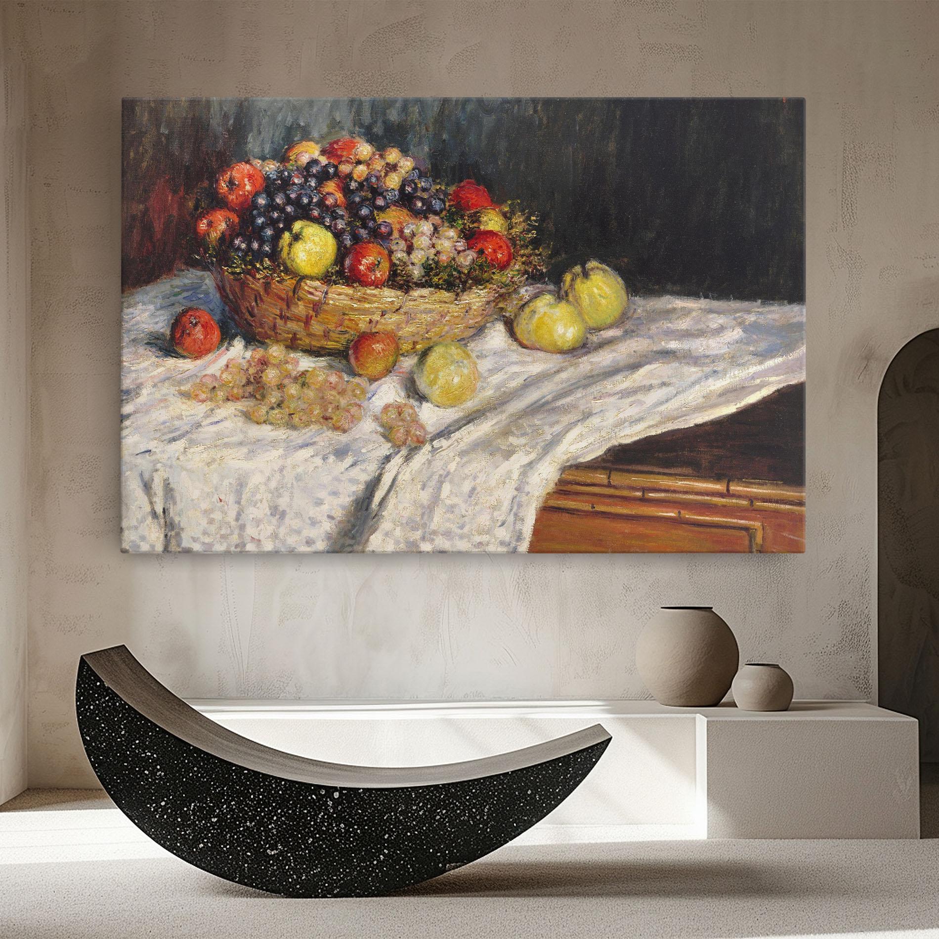 Vászonkép Apples And Grapes mockup 8