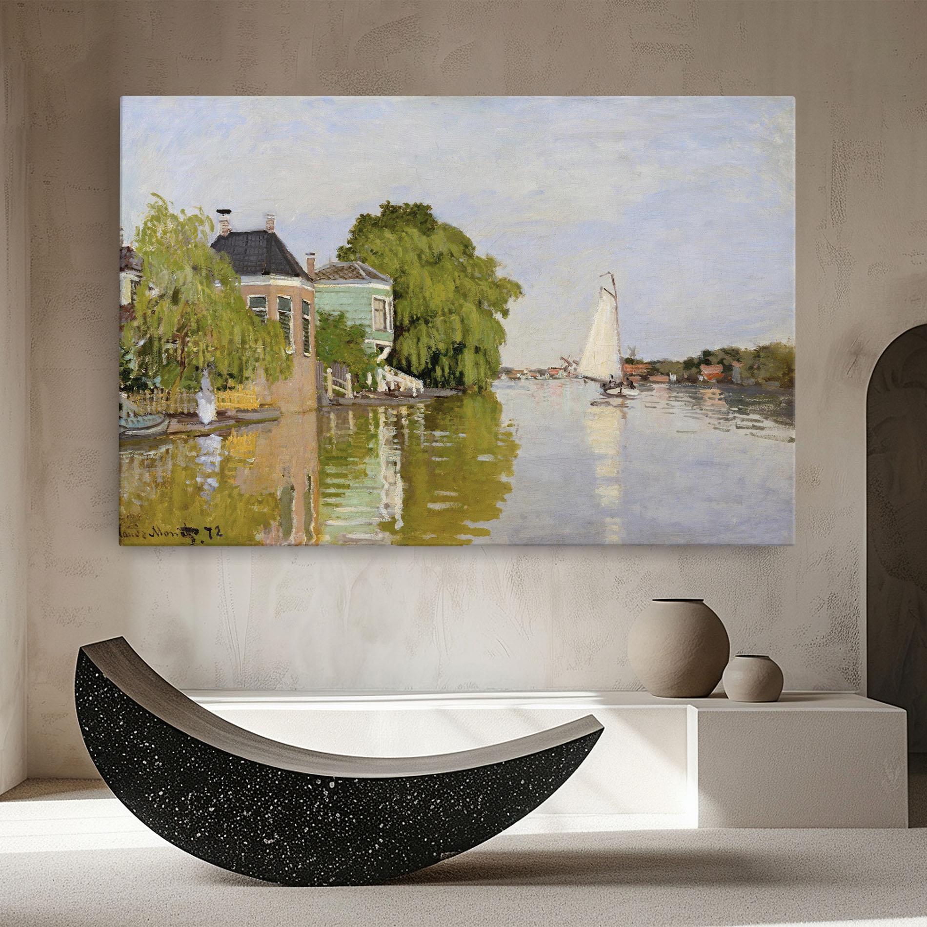 Vászonkép Houses On The Achterzaan mockup 8