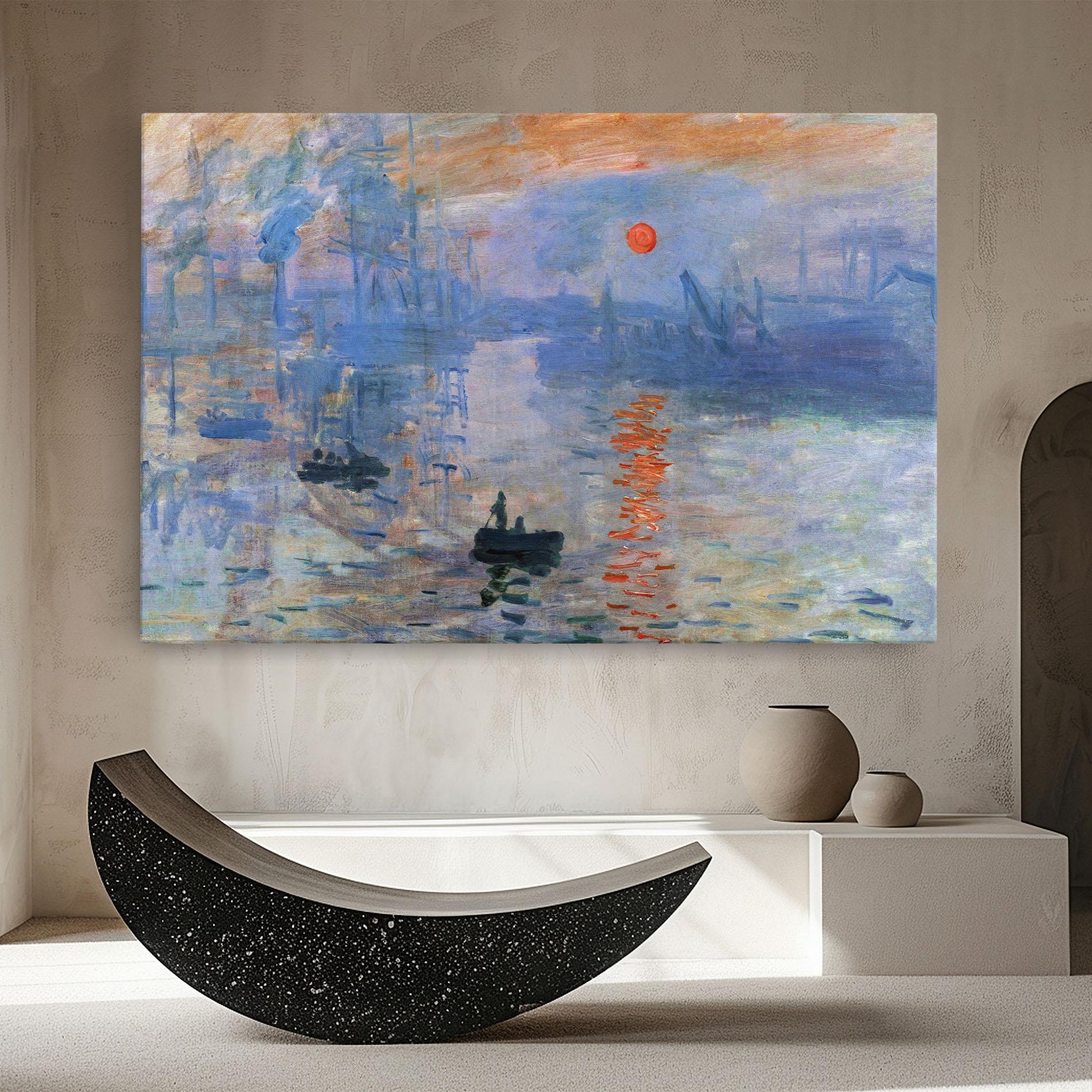 Vászonkép Monet Impressionist mockup 8