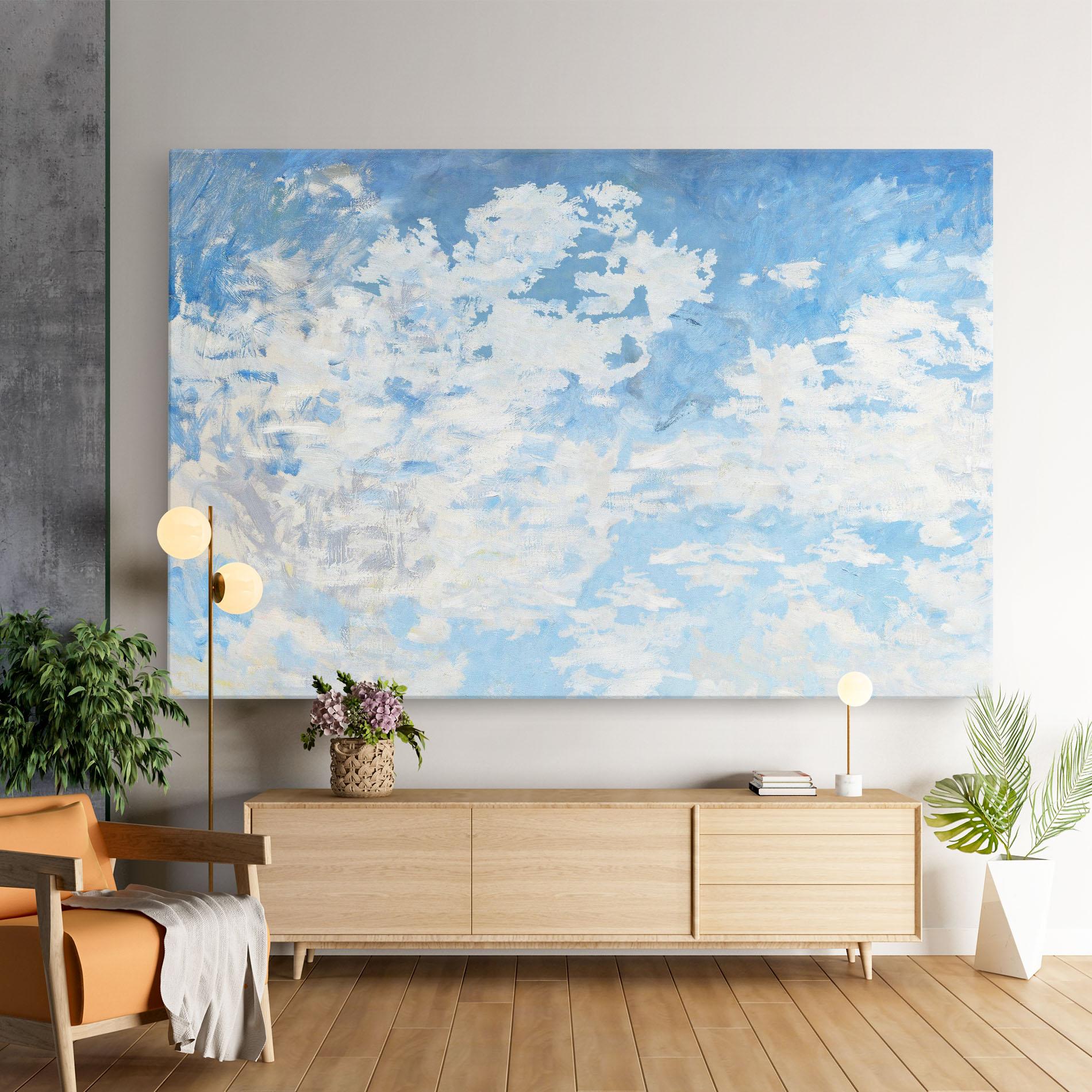 Vászonkép Clouds Monet mockup 9