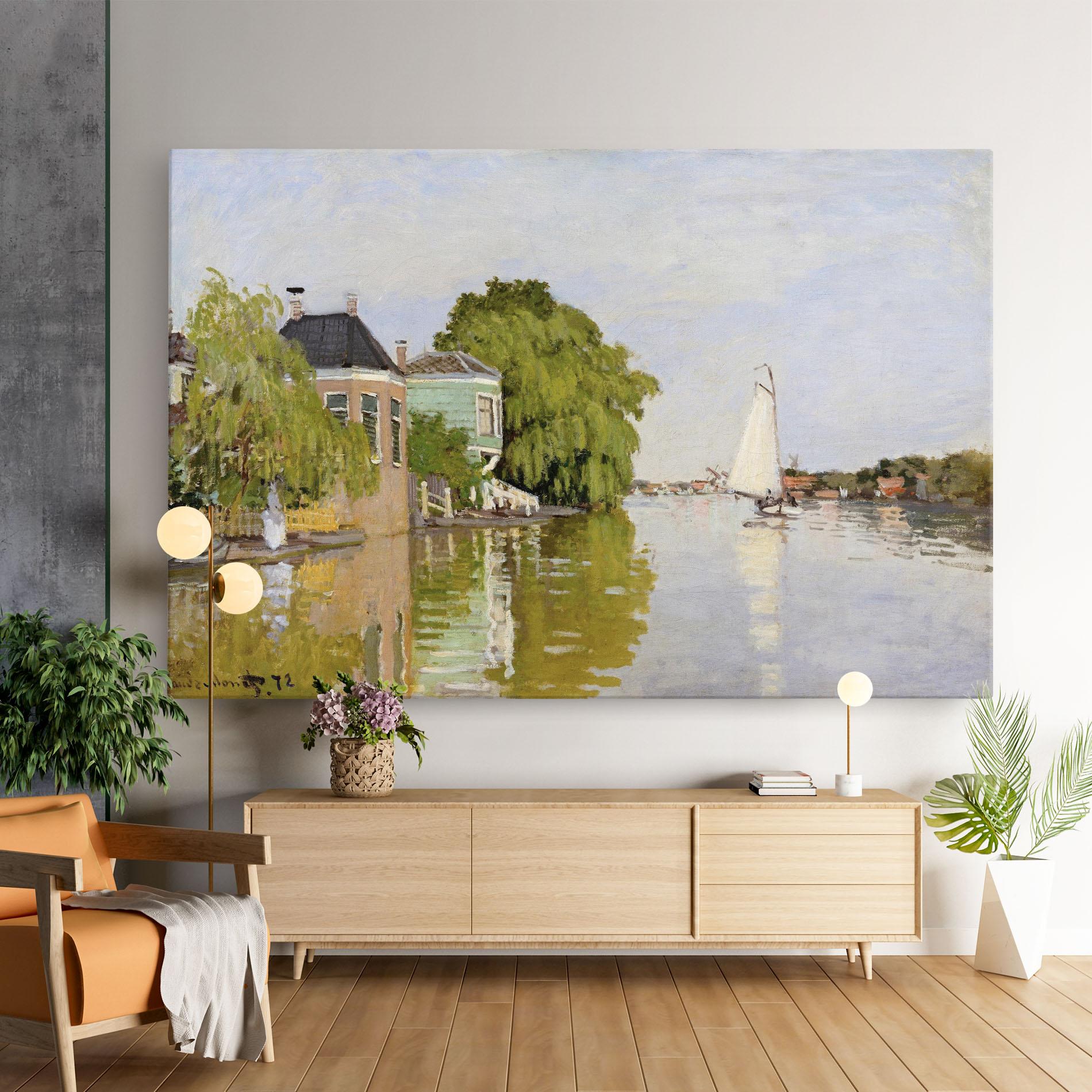 Vászonkép Houses On The Achterzaan mockup 9