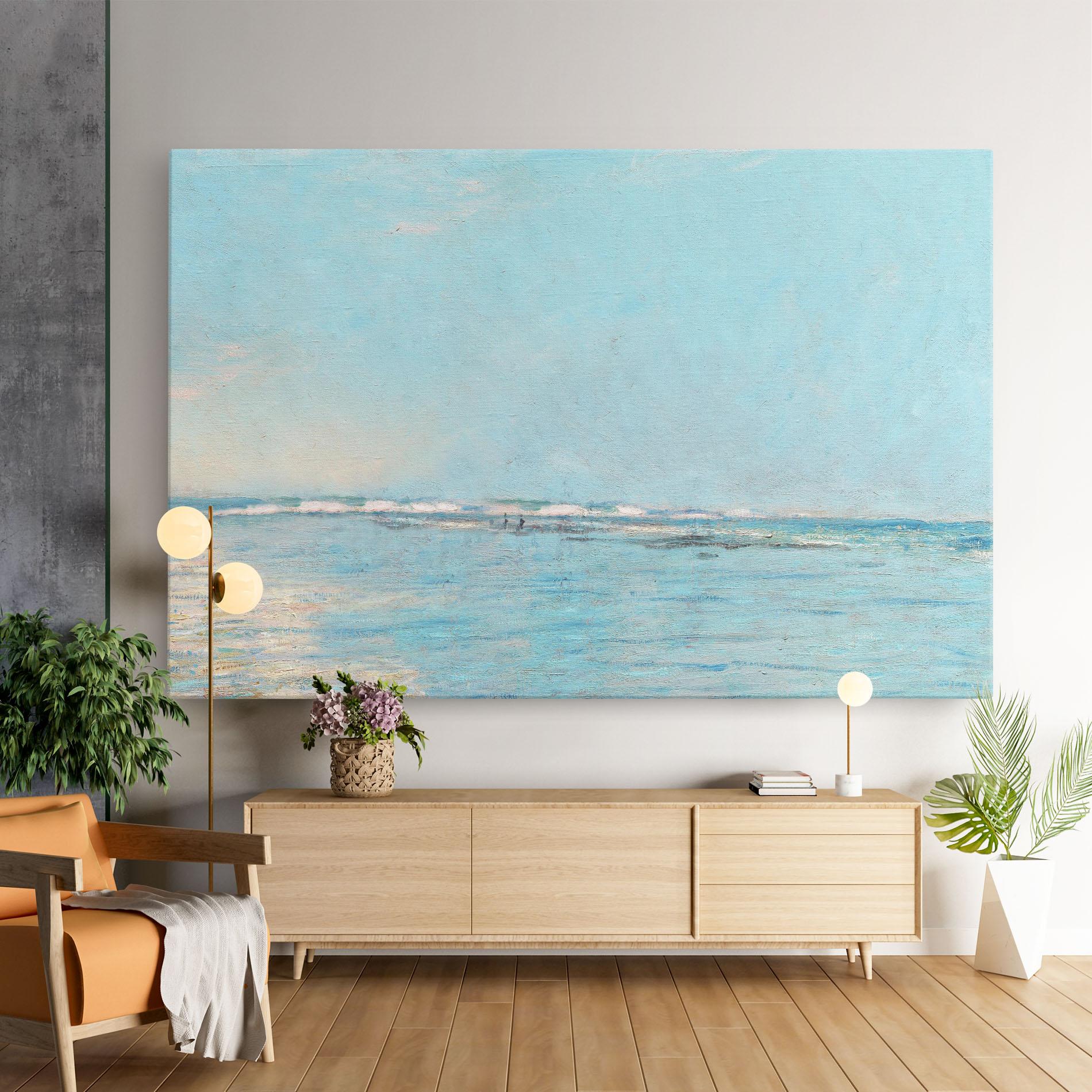 Vászonkép Monet's Beach mockup 9