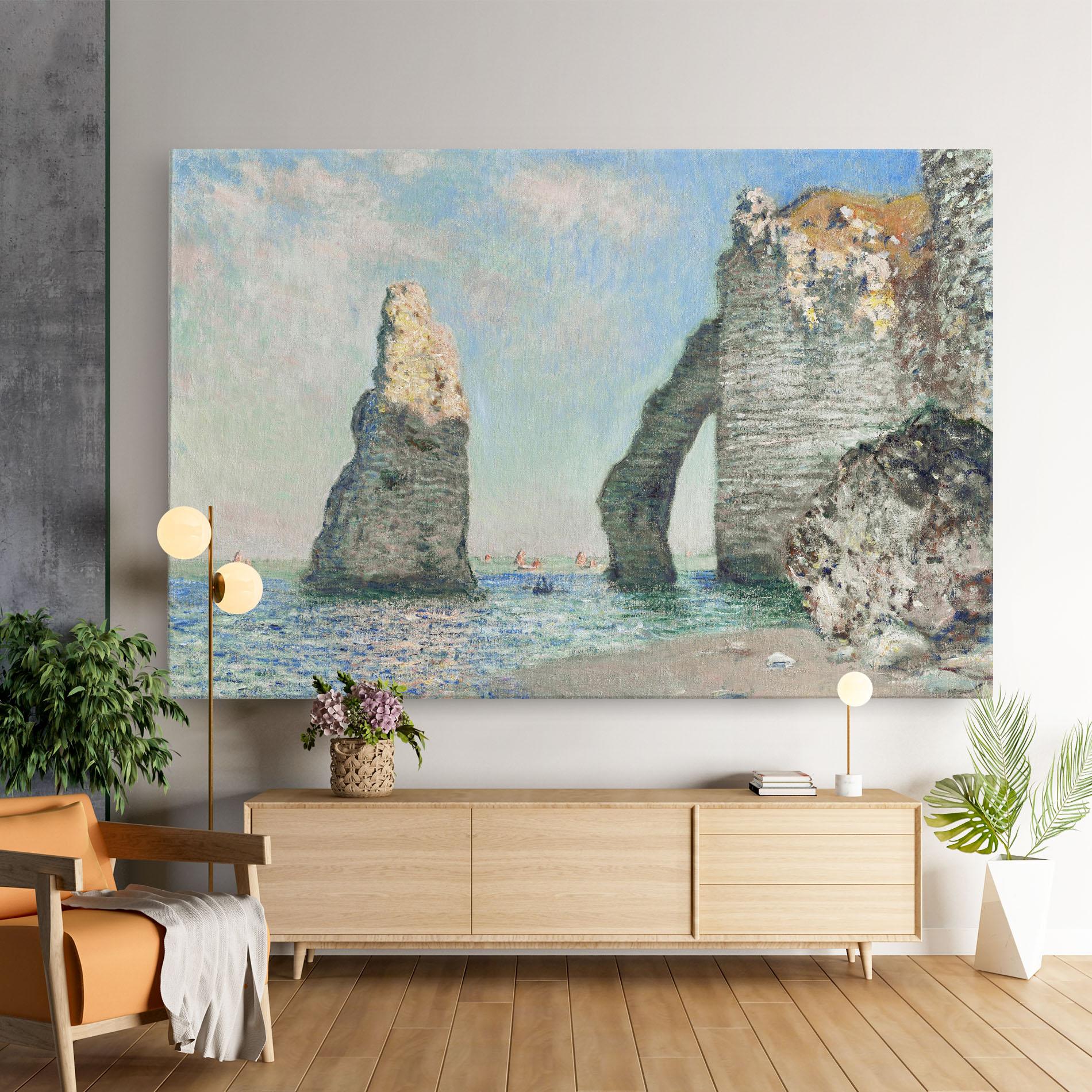 Vászonkép The Cliffs At Etretat mockup 9