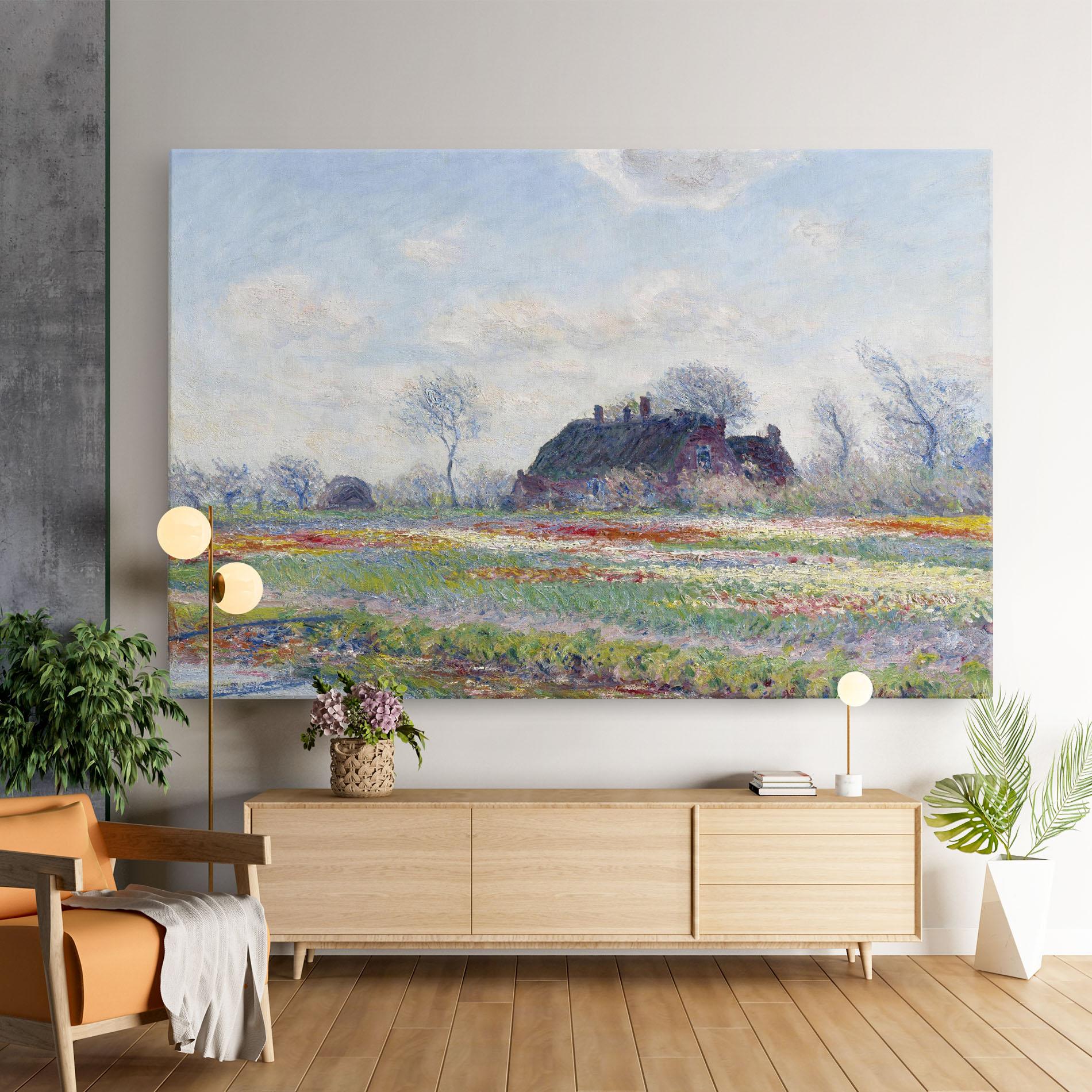 Vászonkép Tulip Fields At Sassenheim mockup 9