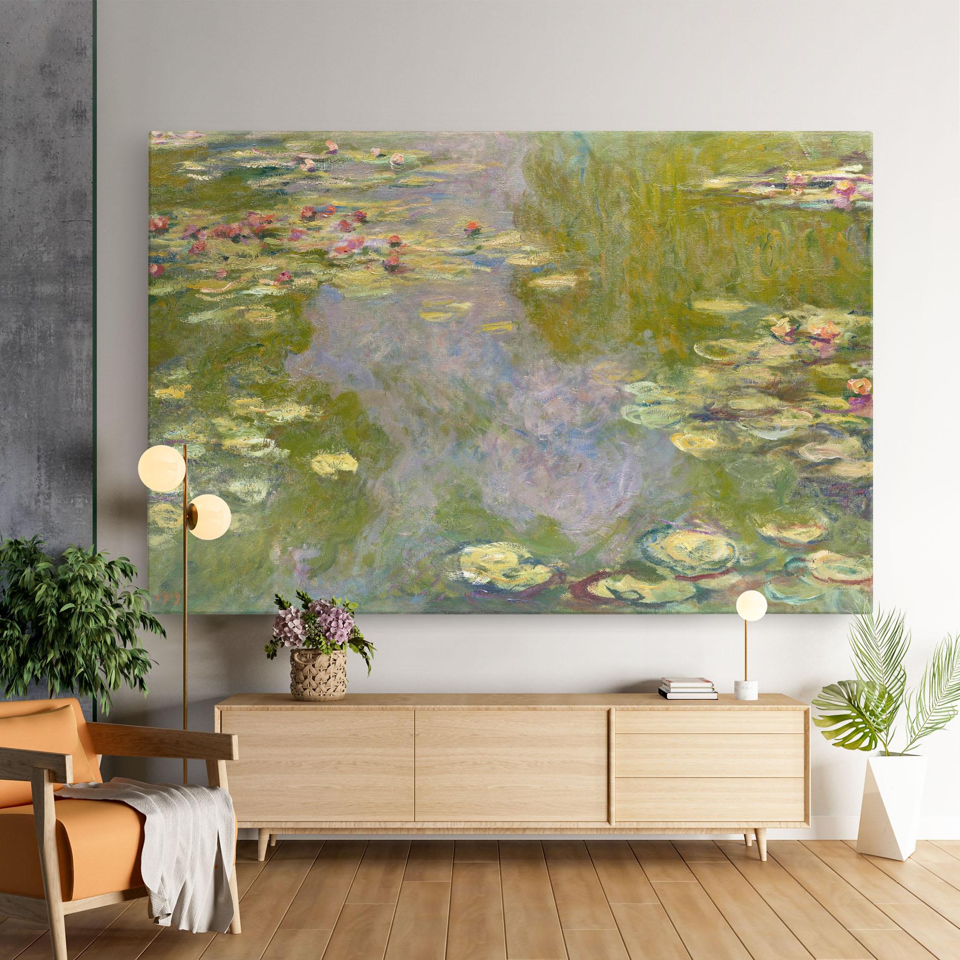 Vászonkép Water Lilies Monet mockup 9