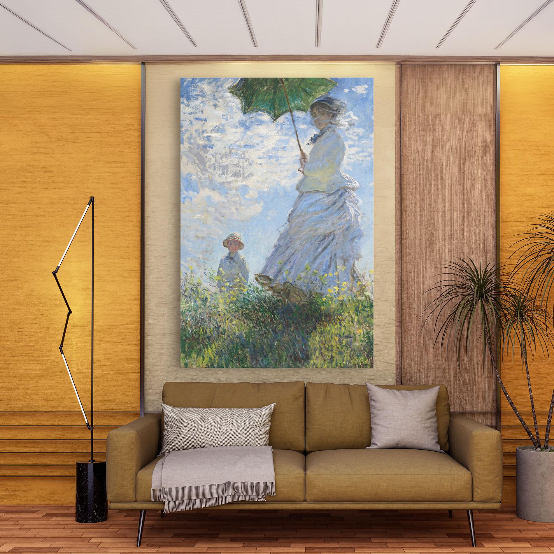 Vászonkép Parasol Painting mockup 9