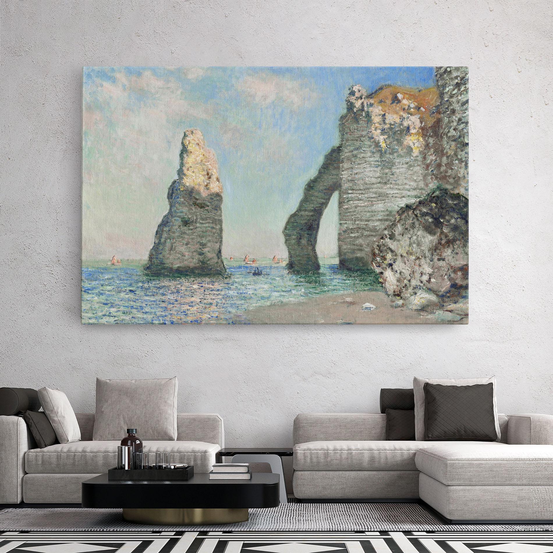 Vászonkép The Cliffs At Etretat mockup 2