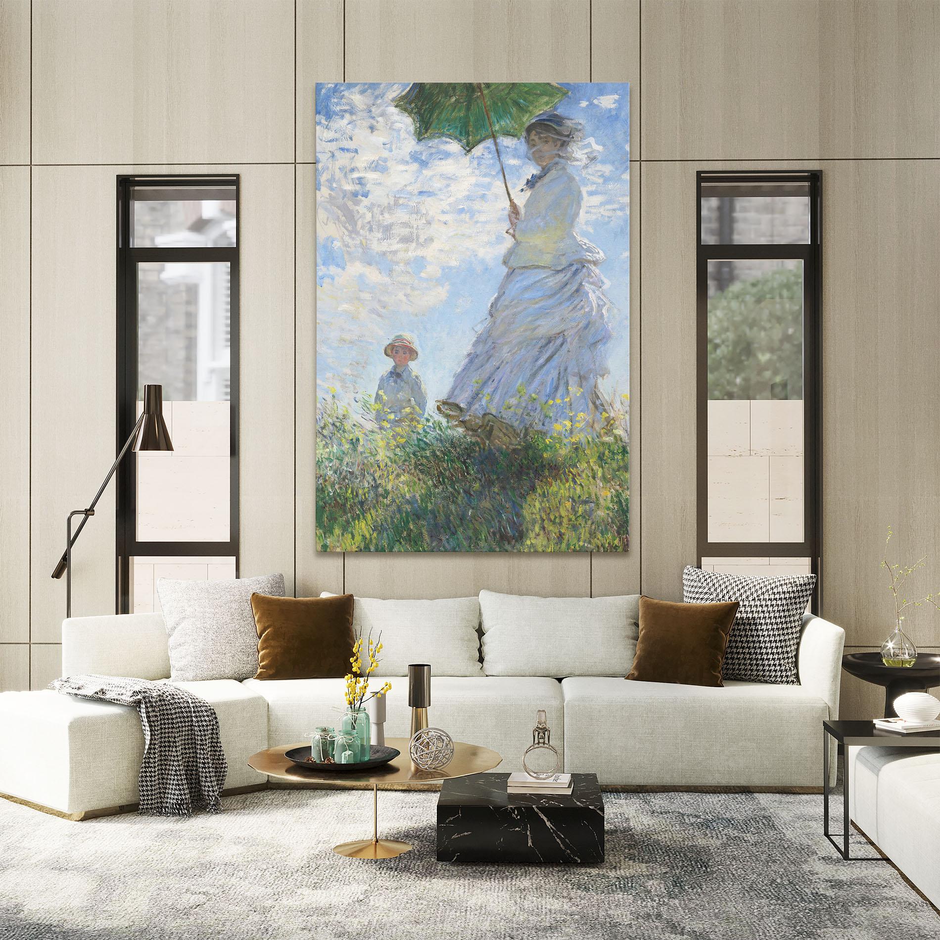 Vászonkép Parasol Painting mockup 2