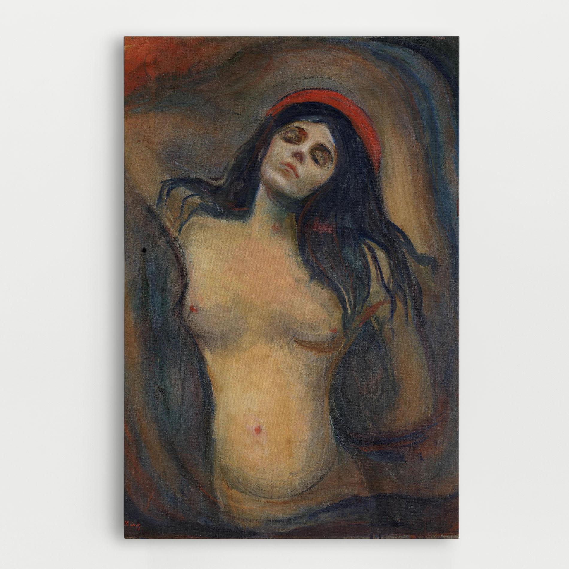Vászonkép Madonna Oil Painting mockup 0