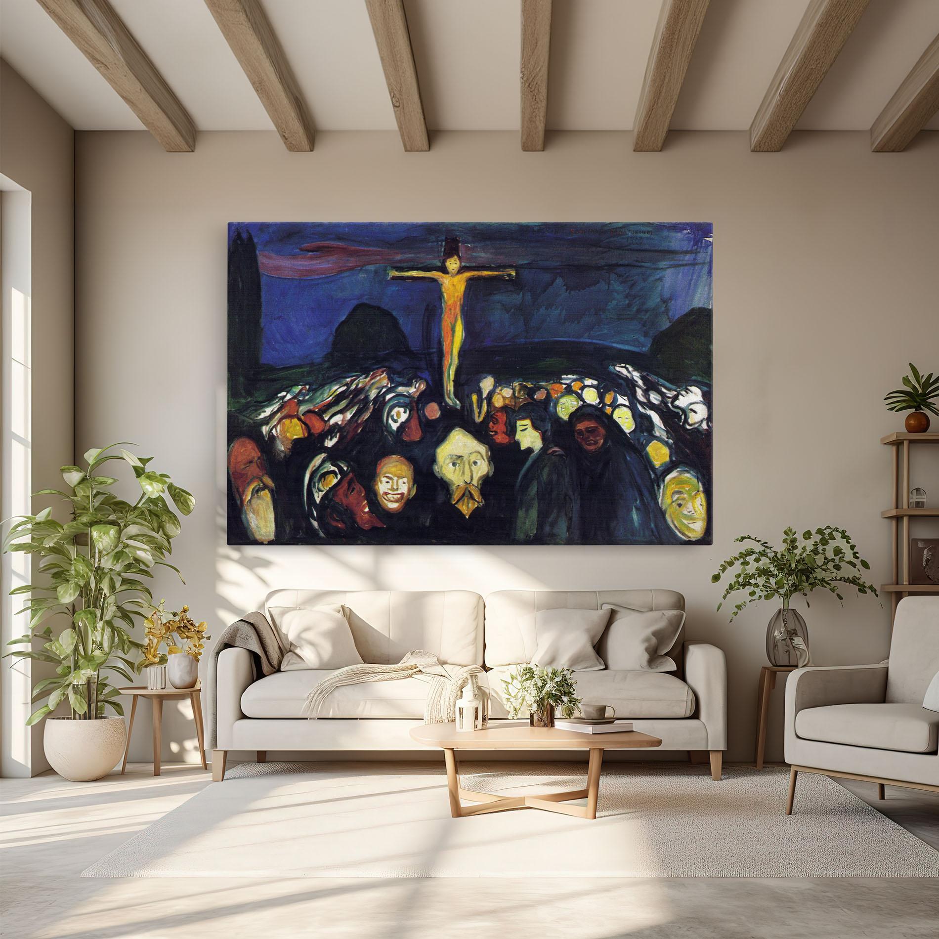 Vászonkép Golgotha mockup 6