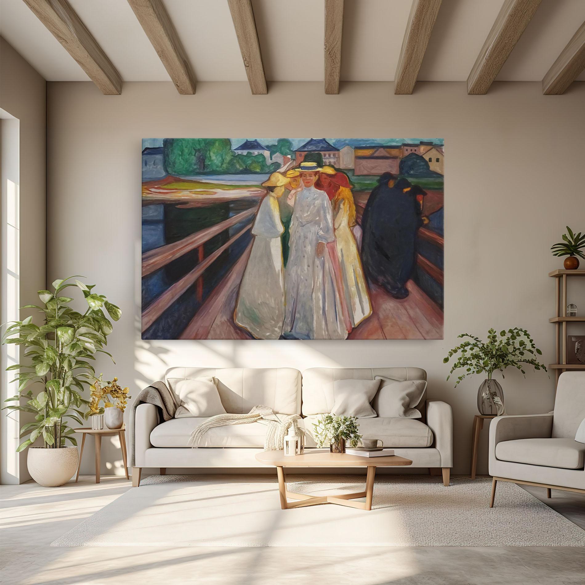 Vászonkép Munch Art mockup 6