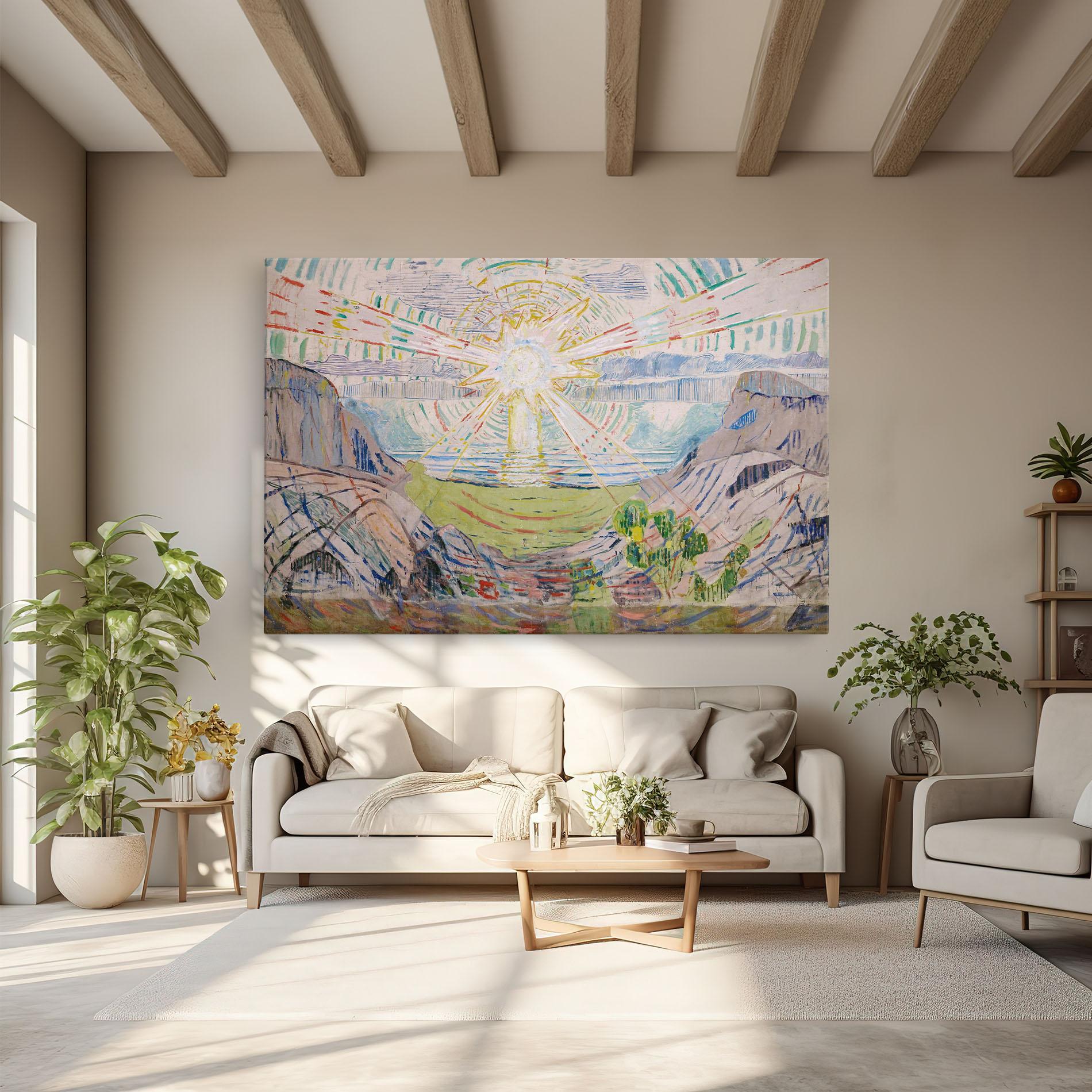 Vászonkép The Sun Art mockup 6