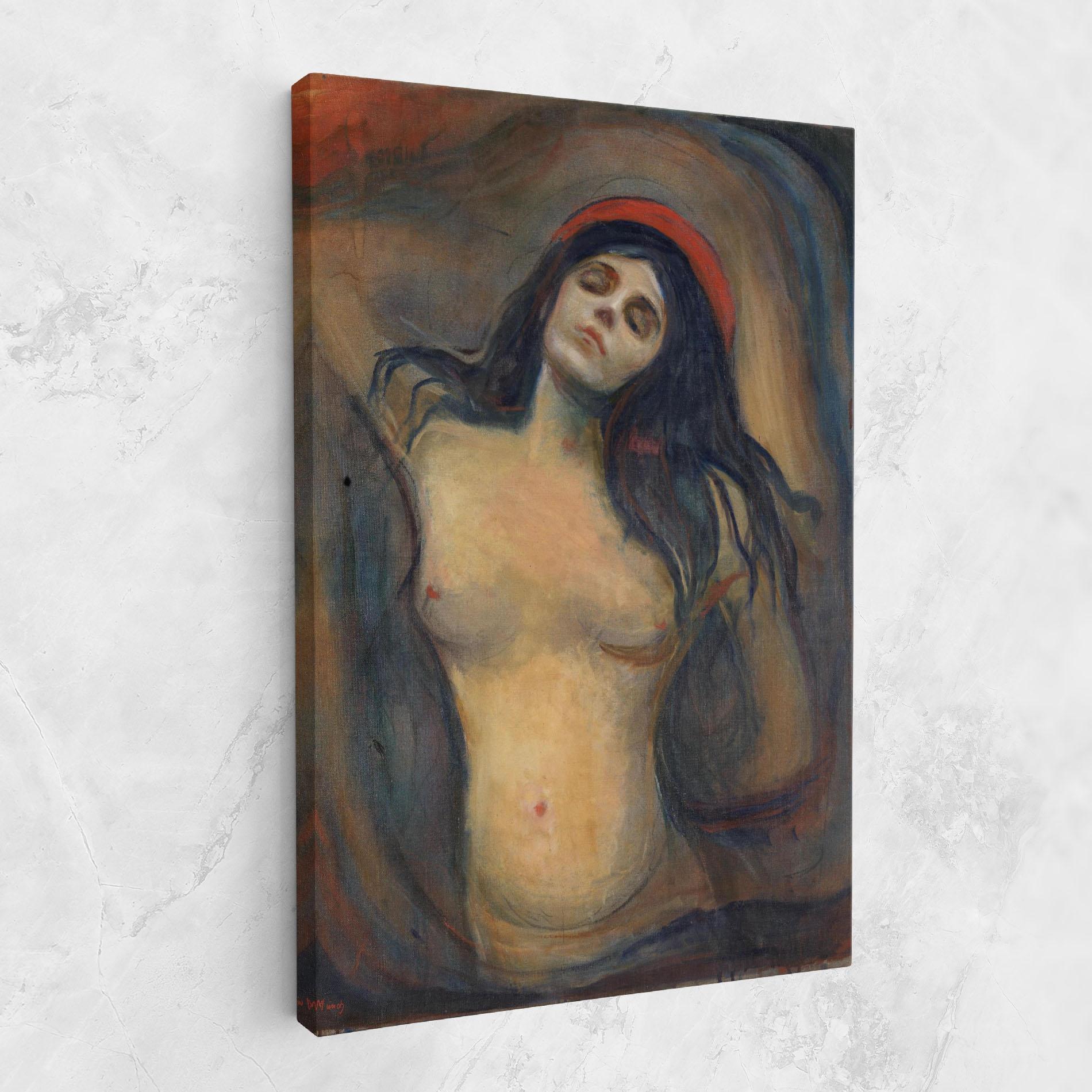 Vászonkép Madonna Oil Painting mockup 1