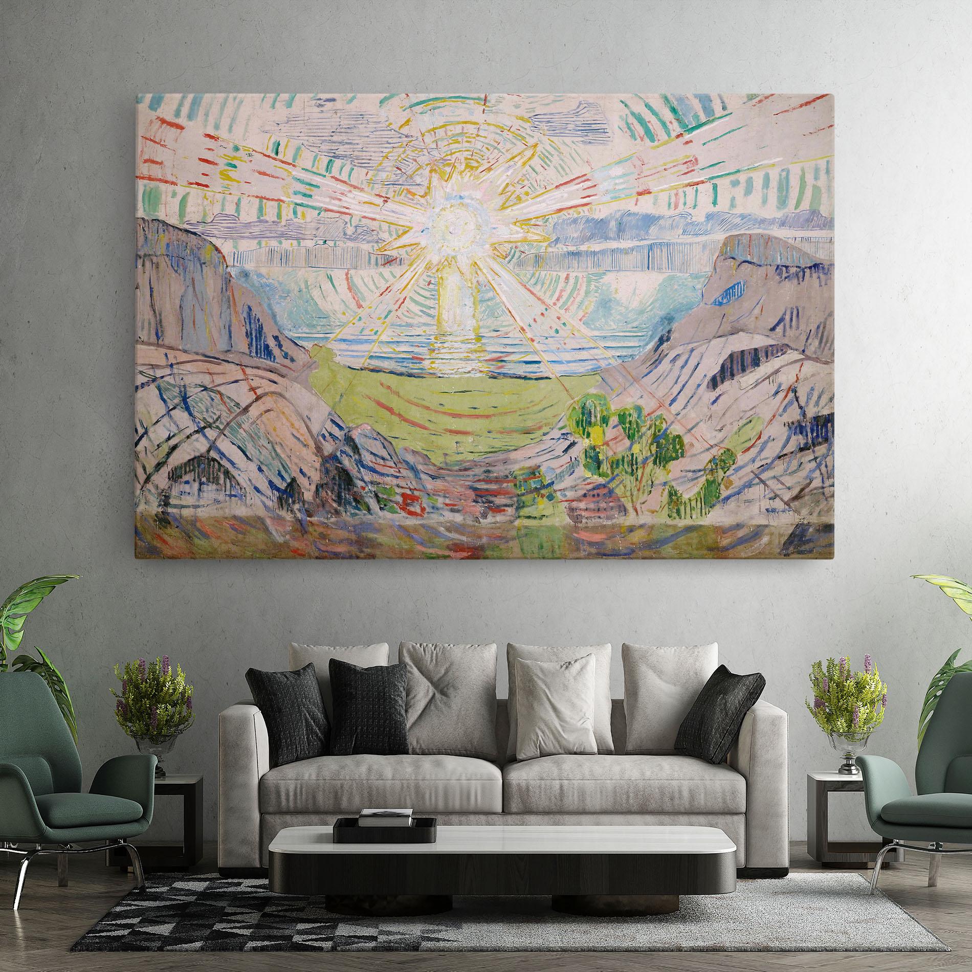 Vászonkép The Sun Art mockup 7